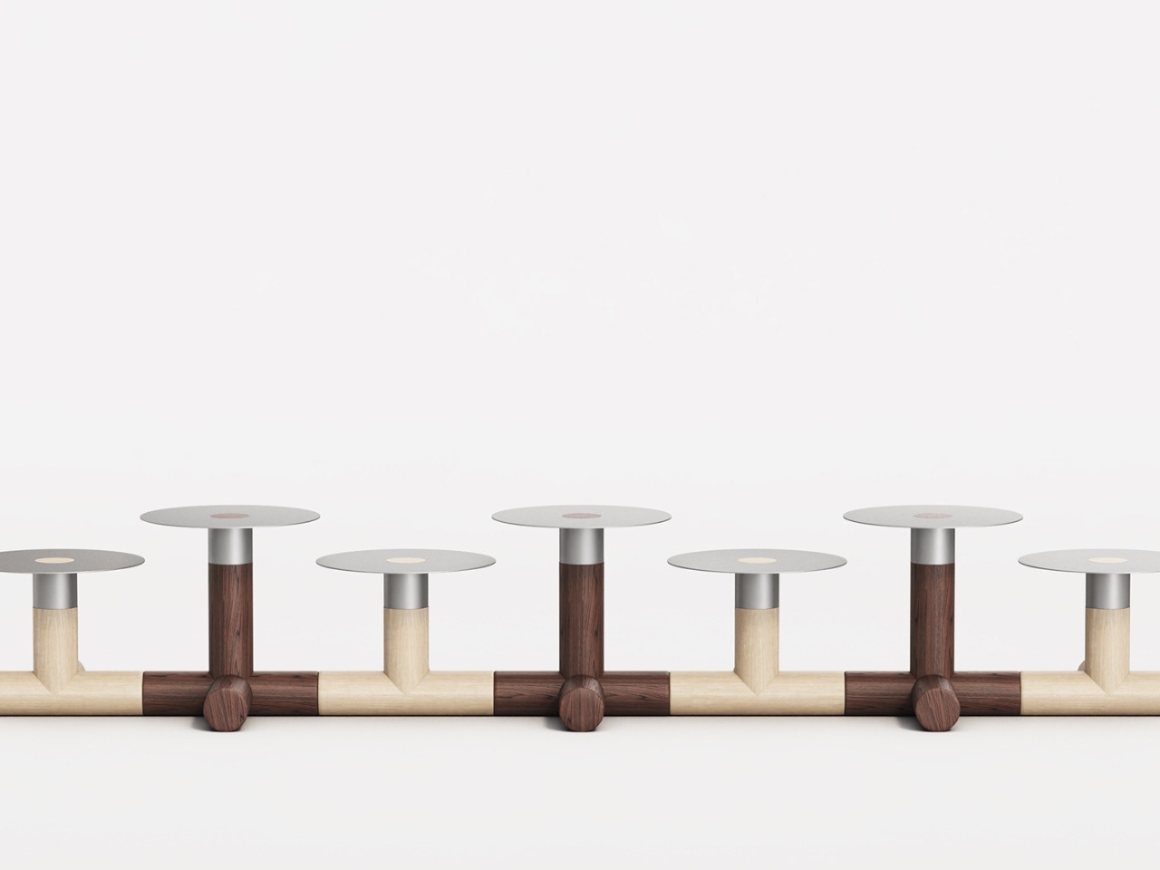 TOTEM，modularization，solid wood，stainless steel，MUDU，