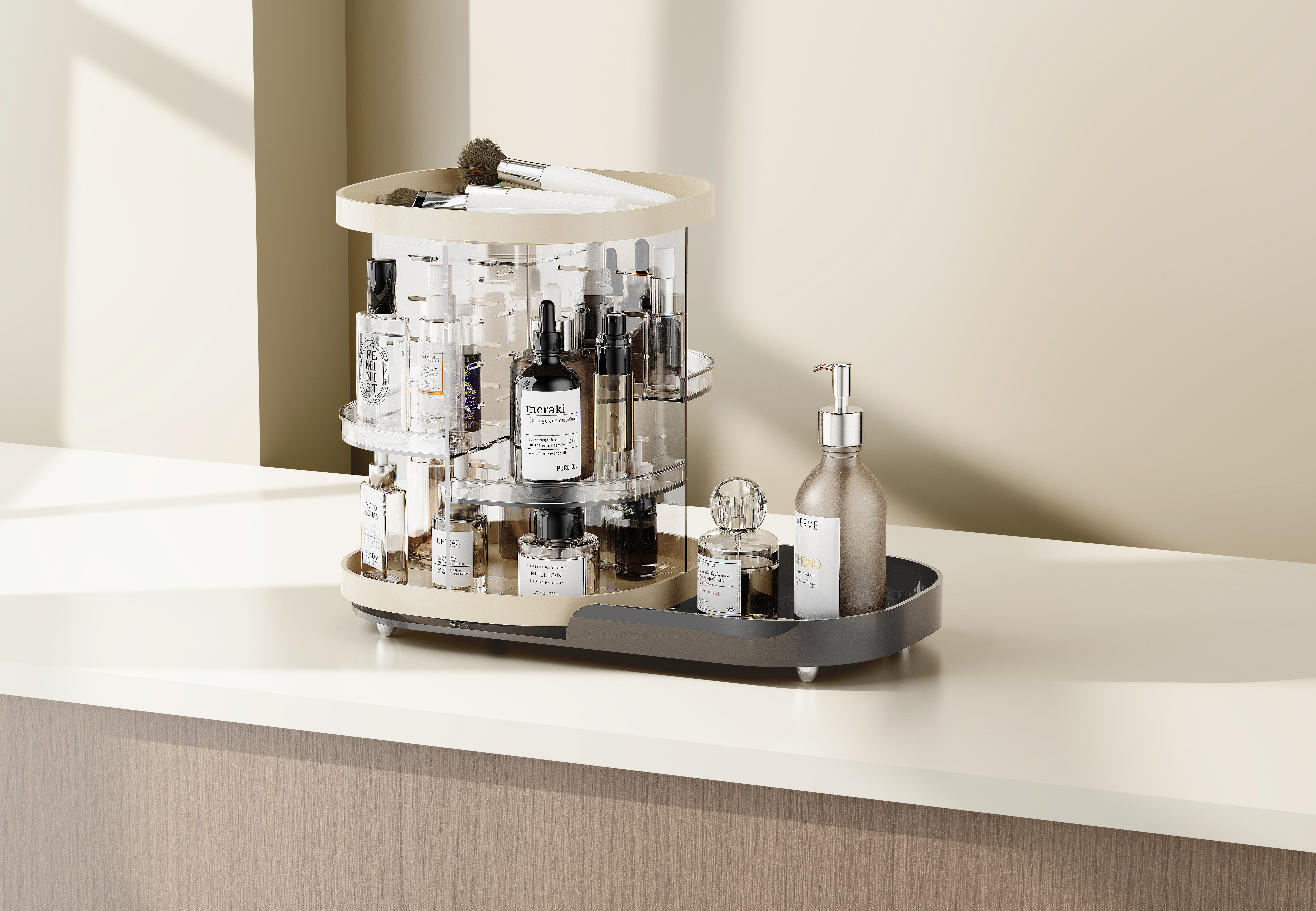 Desktop Storage，separate，Light luxury texture，