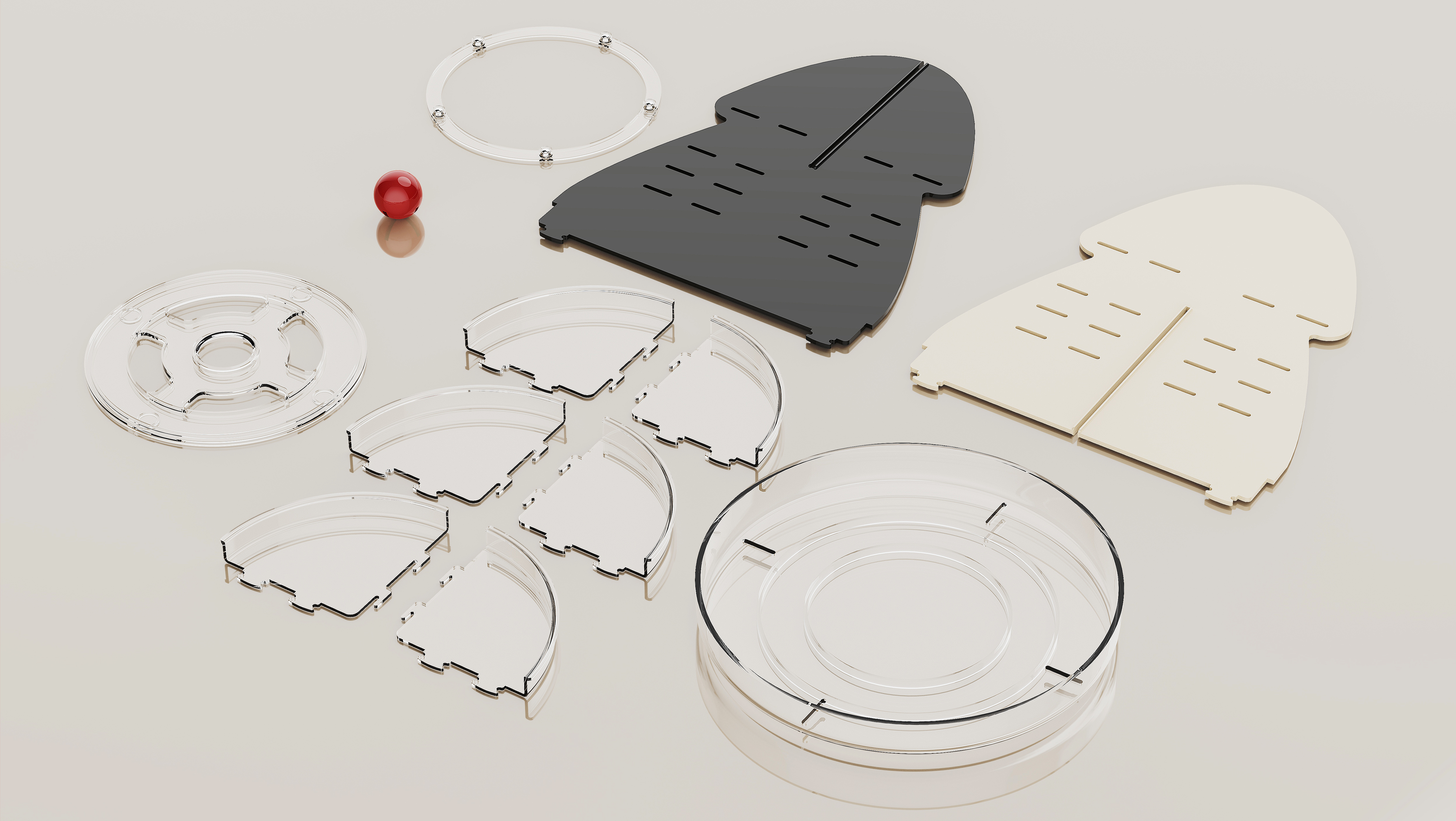 Desktop Storage，separate，Light luxury texture，