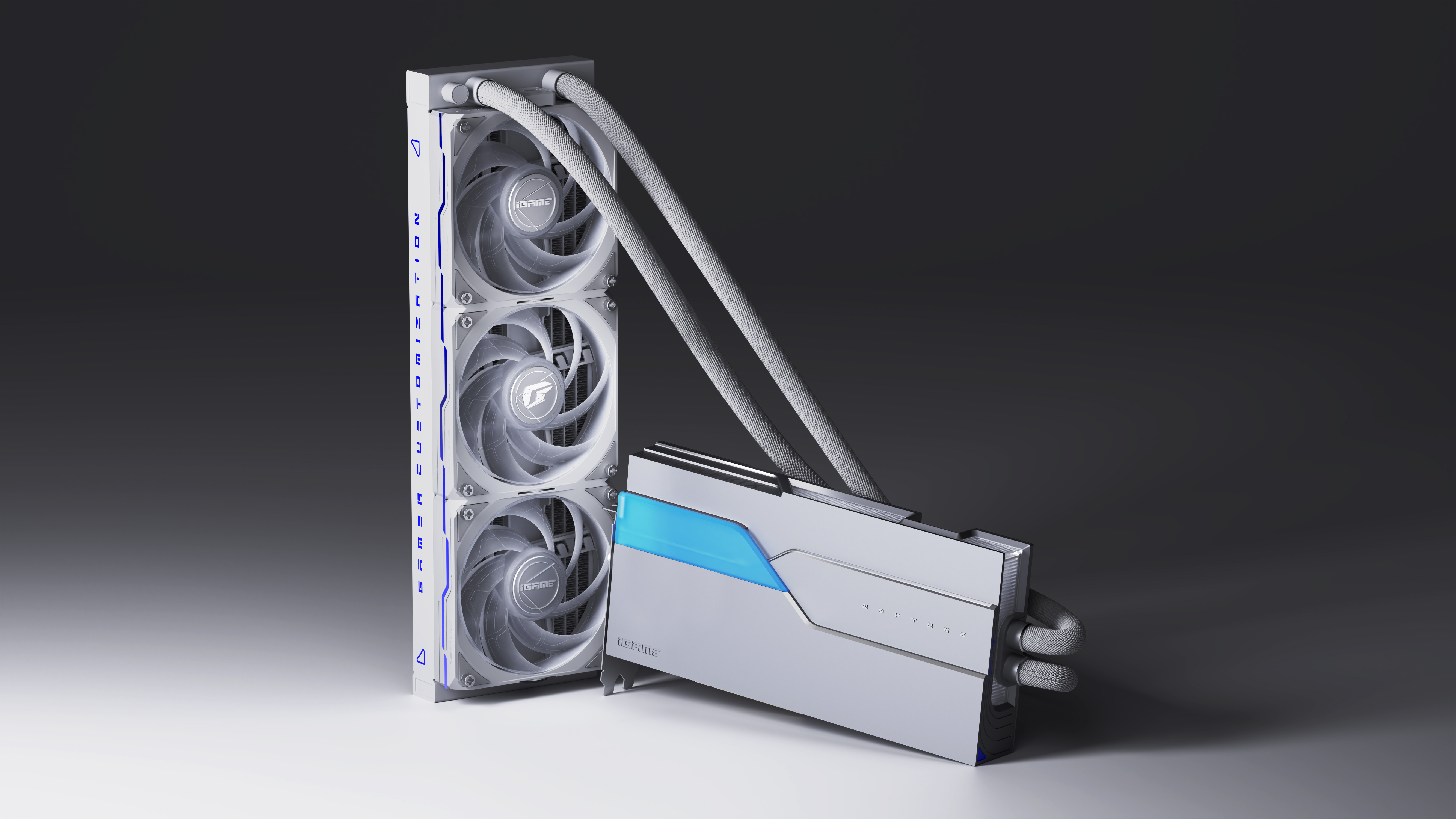 50 series graphics card，Yingweida，Seven rainbow，name，Water God，Water-cooled graphics card，