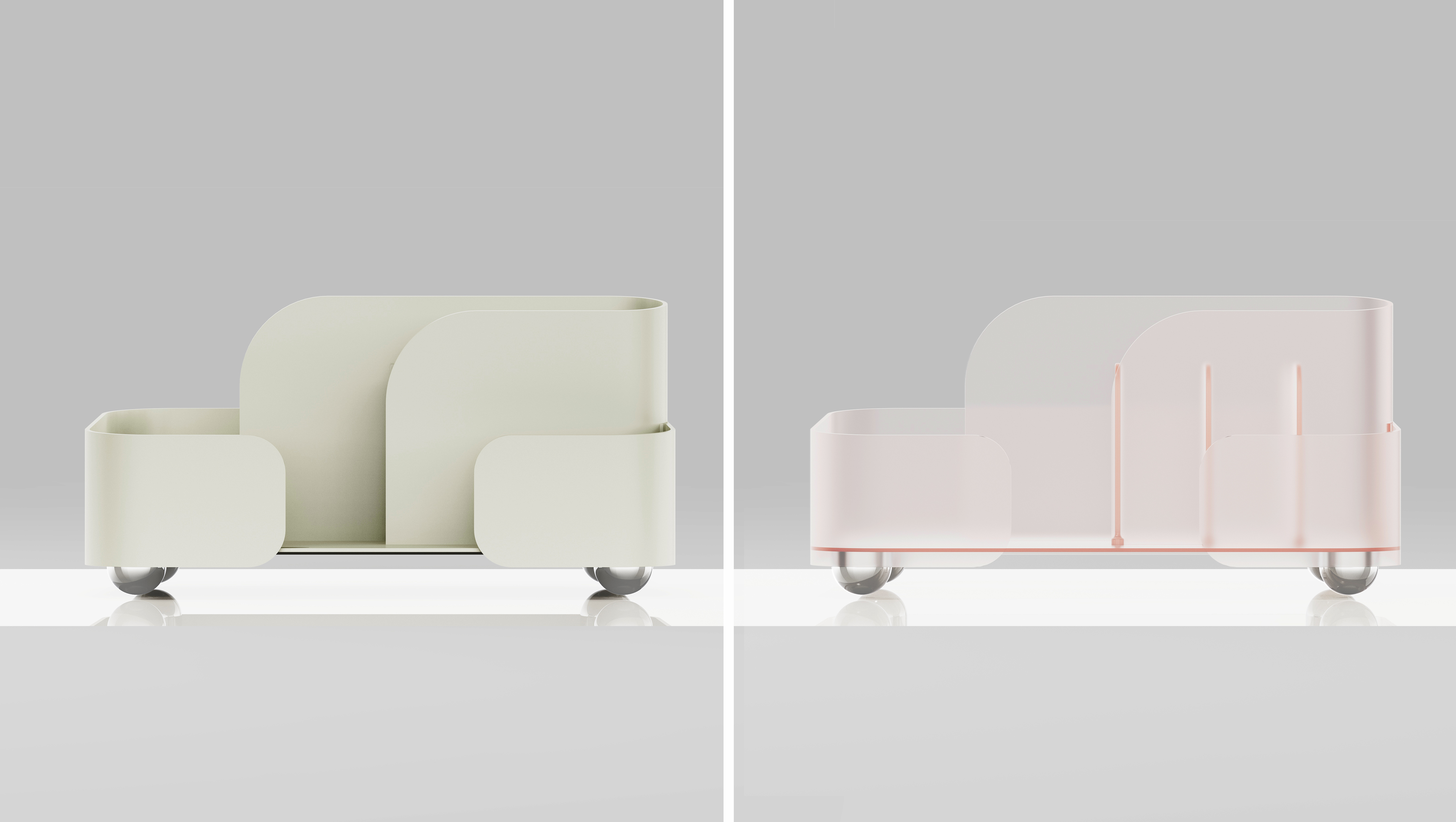 Desktop Advanced Sense，Skincare Rack，