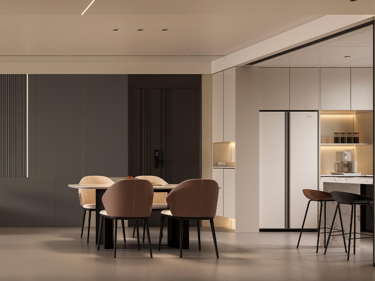 # Modern Minimalism，# Linxia Decoration Design，# Warm home，# The look of home，# Home Decoration Share，# Every home is worth the heart，# Space Design，# Interior Design，