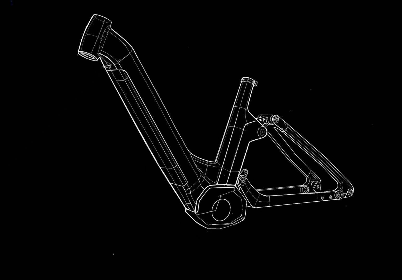 vehicle，Bicycle，e-bike，Original design，Tough design style，Soft Tail Bicycle，