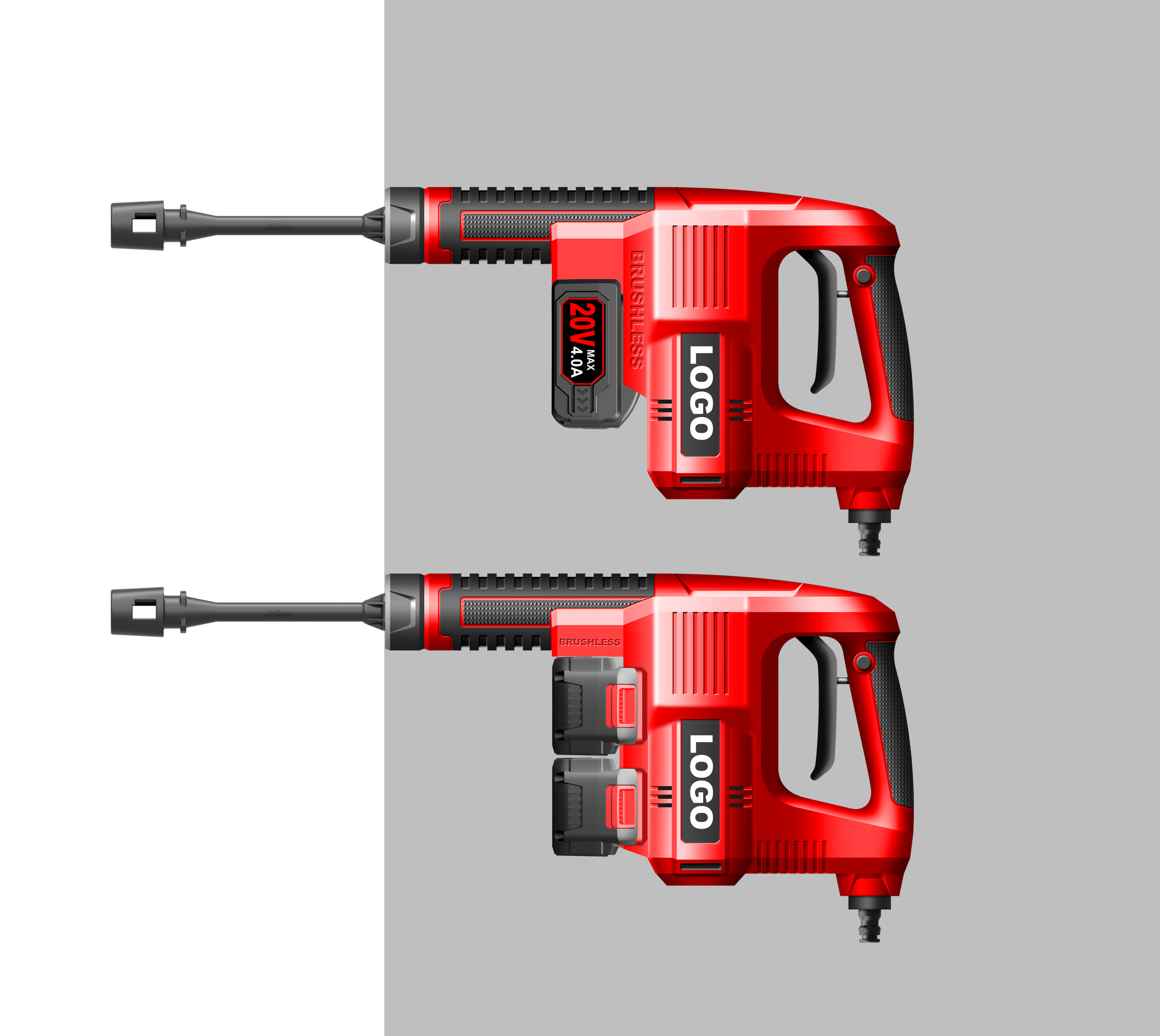 Water gun，Appearance design，