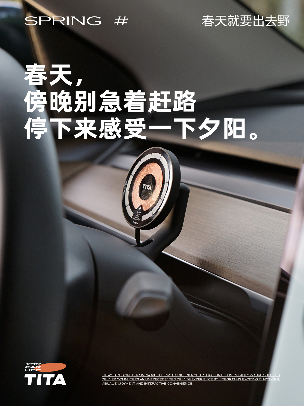 brand，TITA，Tesla，Car products，poster，