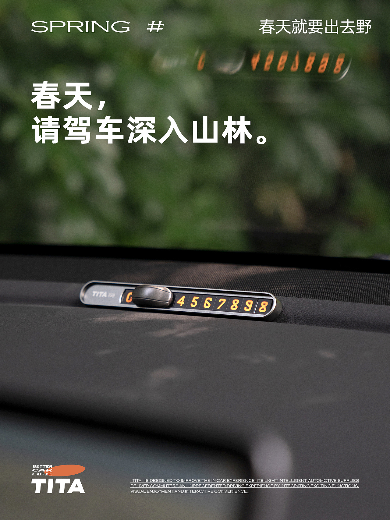 brand，TITA，Tesla，Car products，poster，