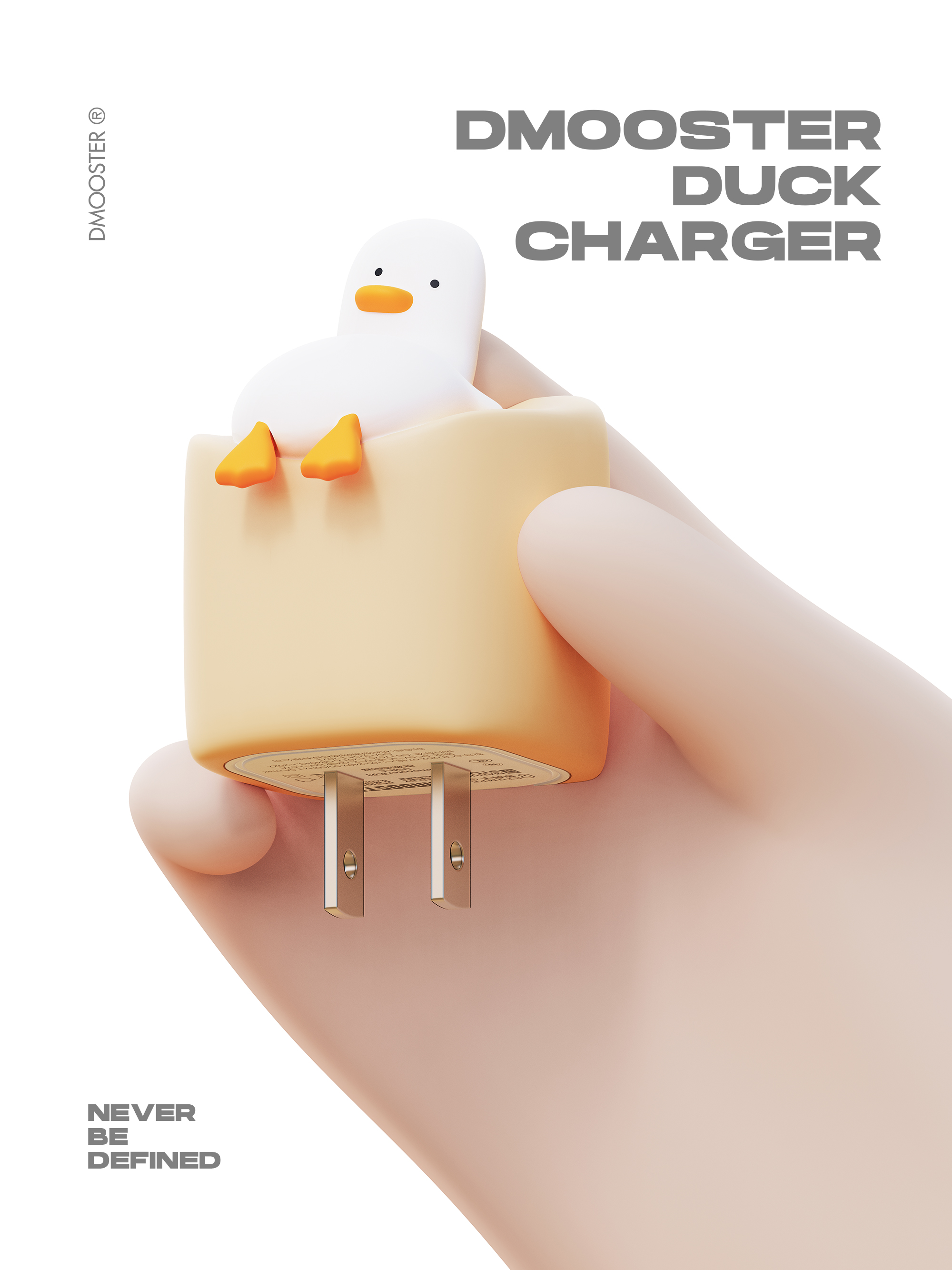 3C products，Big Monster，dmooster，Plug，Charging head，Adapter，brand，lying flat，