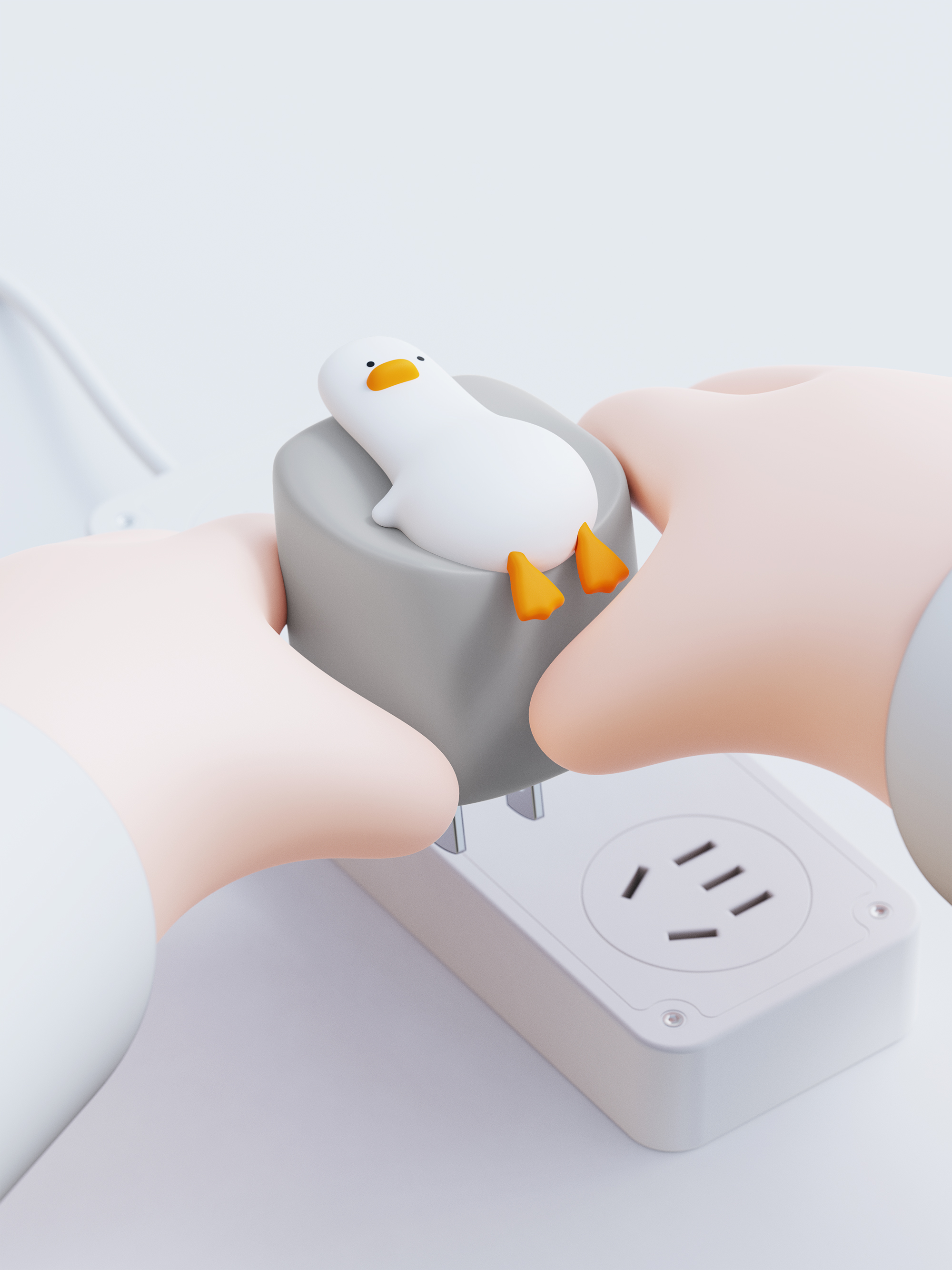 3C products，Big Monster，dmooster，Plug，Charging head，Adapter，brand，lying flat，