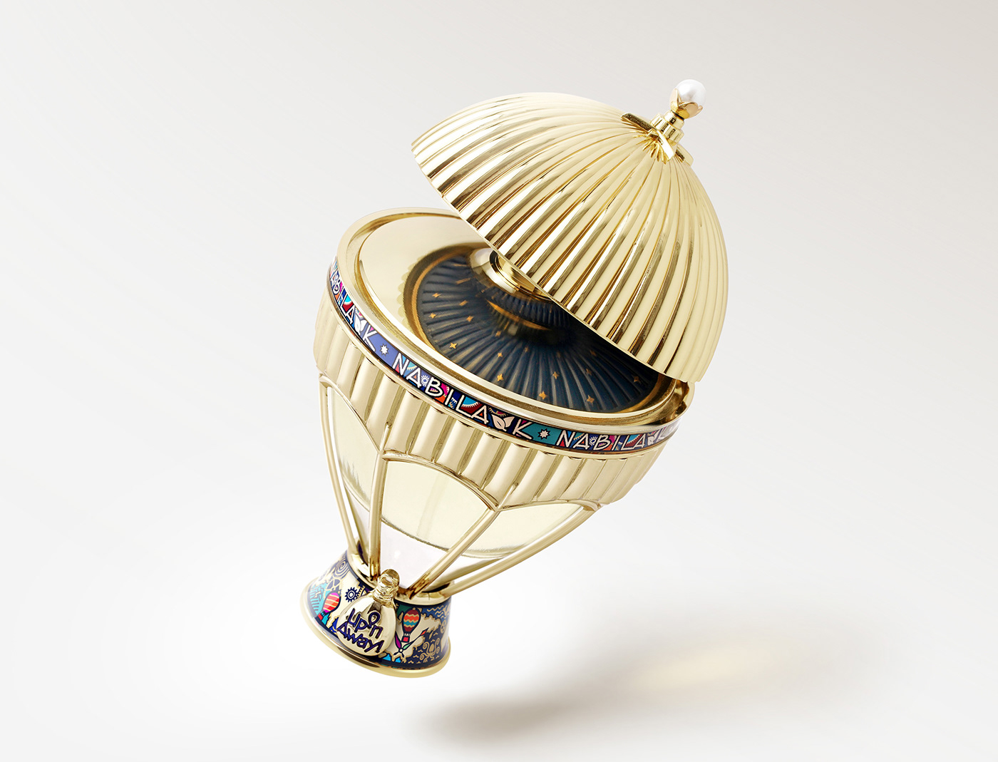 Perfume，Fragrance，Hot Air Balloon，Metal，Luxury and Elegant，