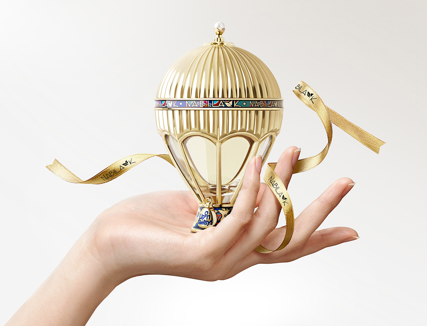 Perfume，Fragrance，Hot Air Balloon，Metal，Luxury and Elegant，