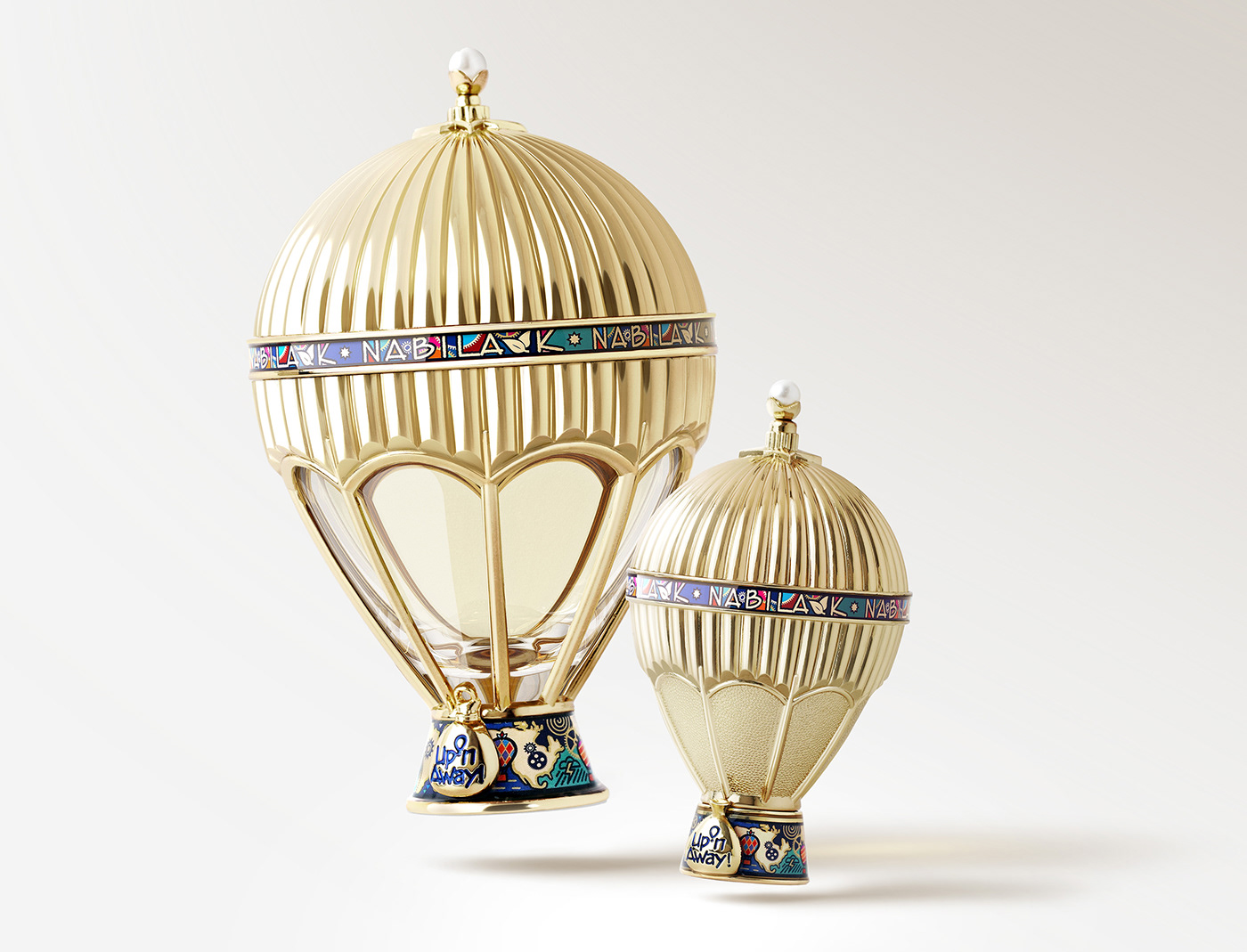 Perfume，Fragrance，Hot Air Balloon，Metal，Luxury and Elegant，