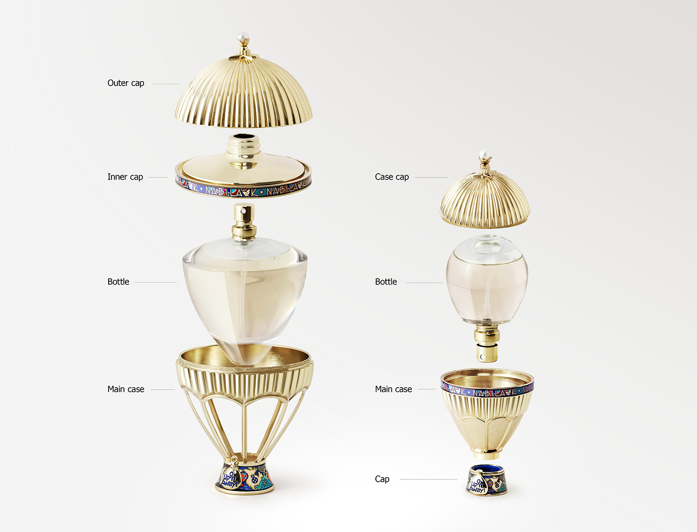 Perfume，Fragrance，Hot Air Balloon，Metal，Luxury and Elegant，