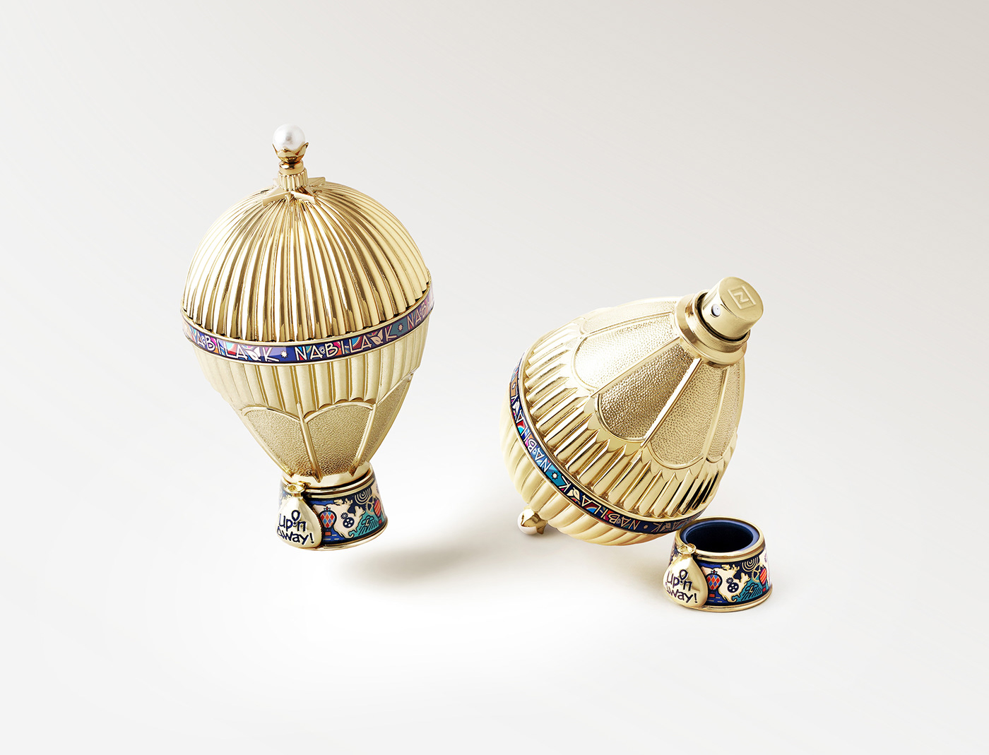 Perfume，Fragrance，Hot Air Balloon，Metal，Luxury and Elegant，