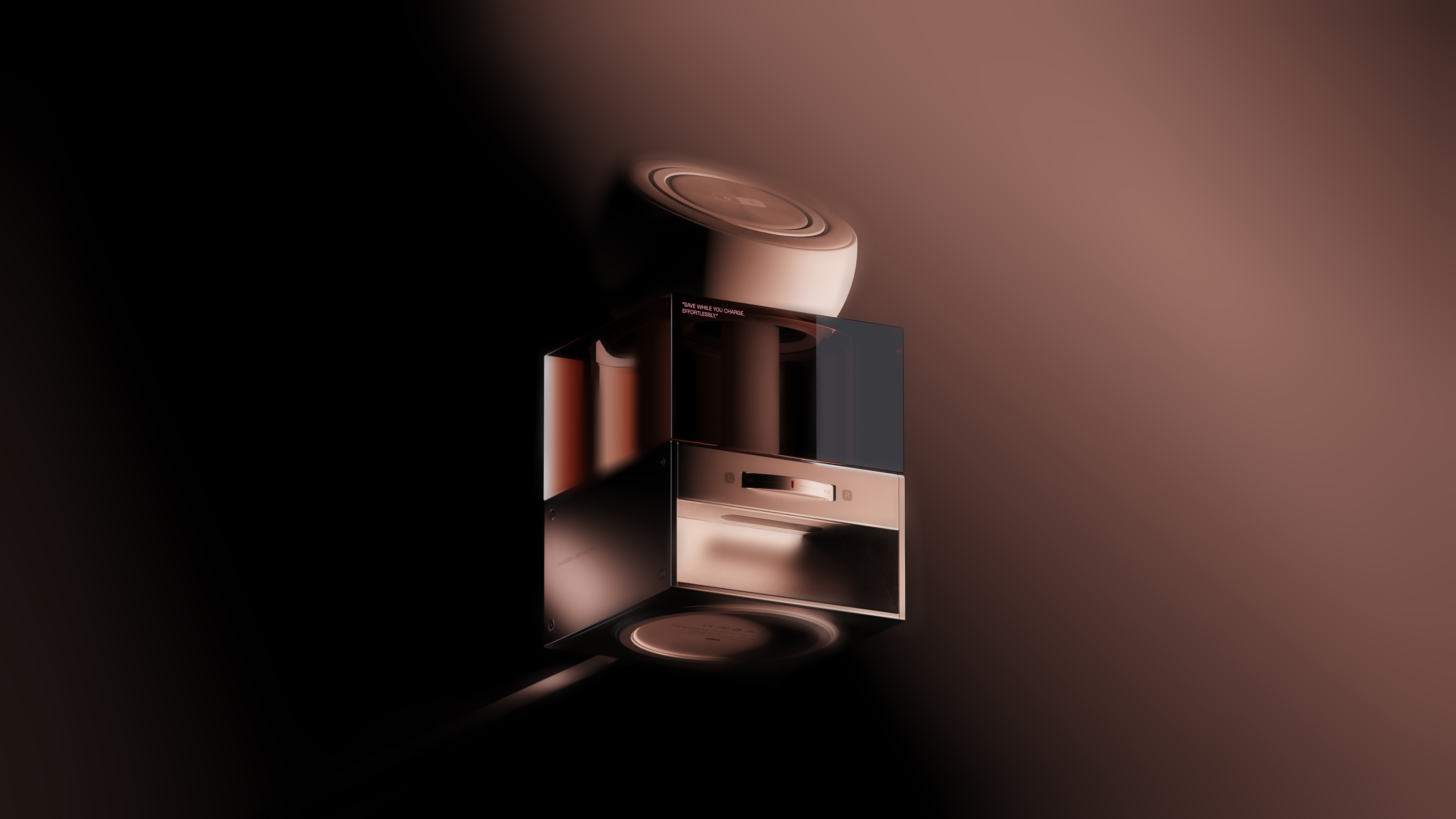 Zero sense curve design，product design，Digital 3C，Charging deposit machine，industrial design，