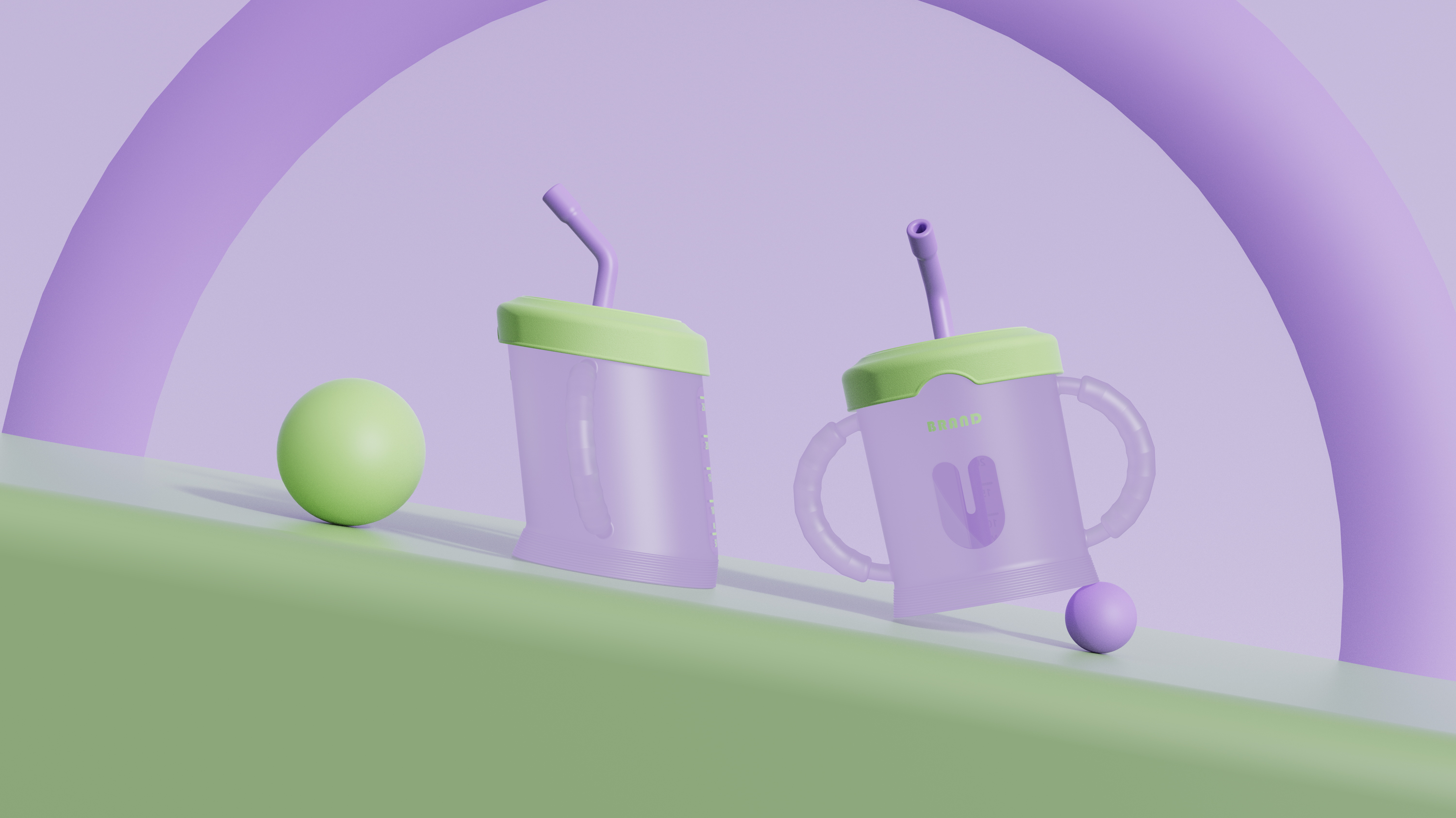 baby Trainer Cup，Oblique cup，Infant child，Mother and baby，Water cup，Cartoon，semi-permeable，Simple, fashion，