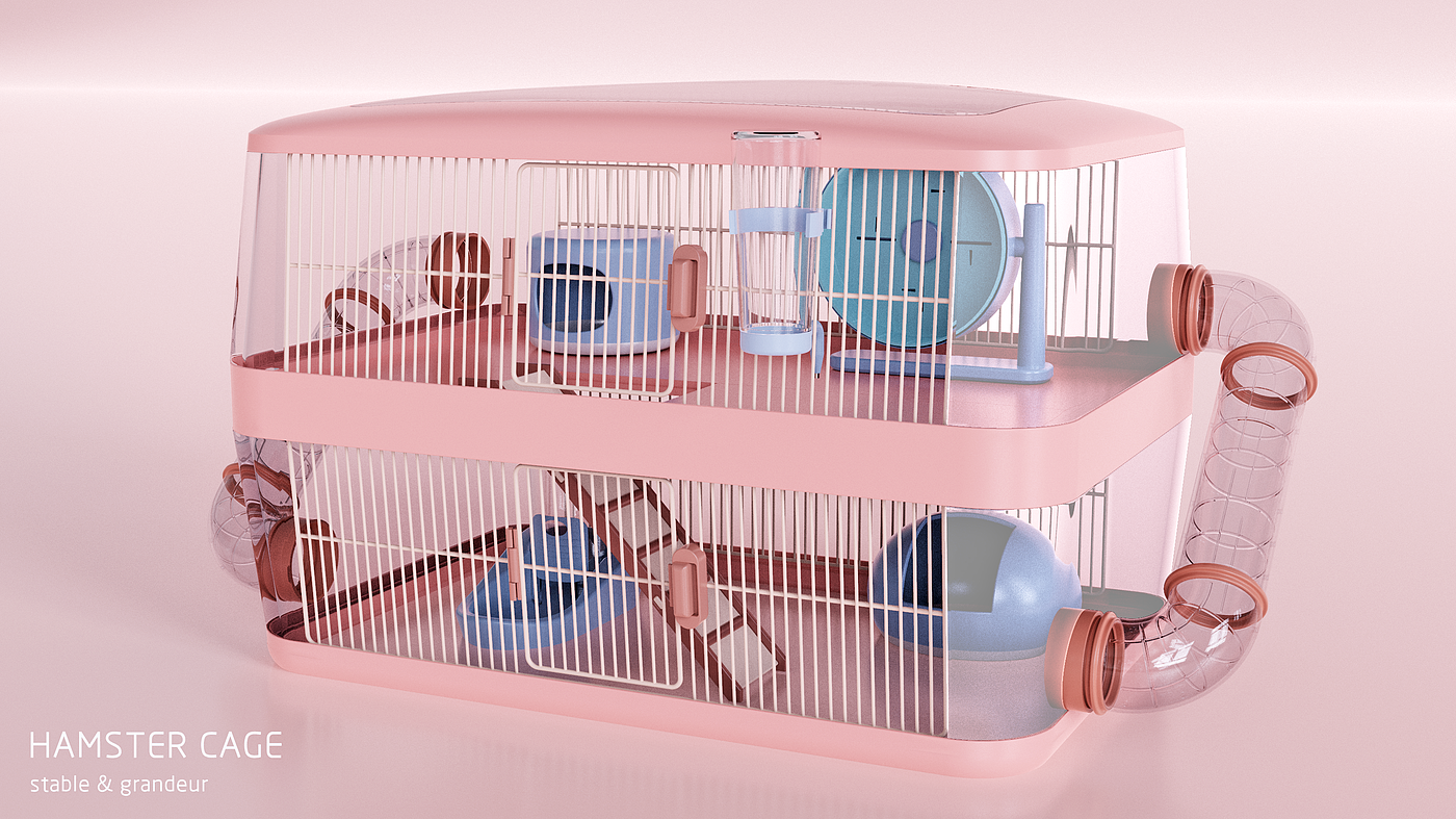 Pet products design，Pet product design，Pet Products Design Company，Pet Product Design Company，Hamster cage design，industrial design，product design，Cross-border Pet Supplies Design，