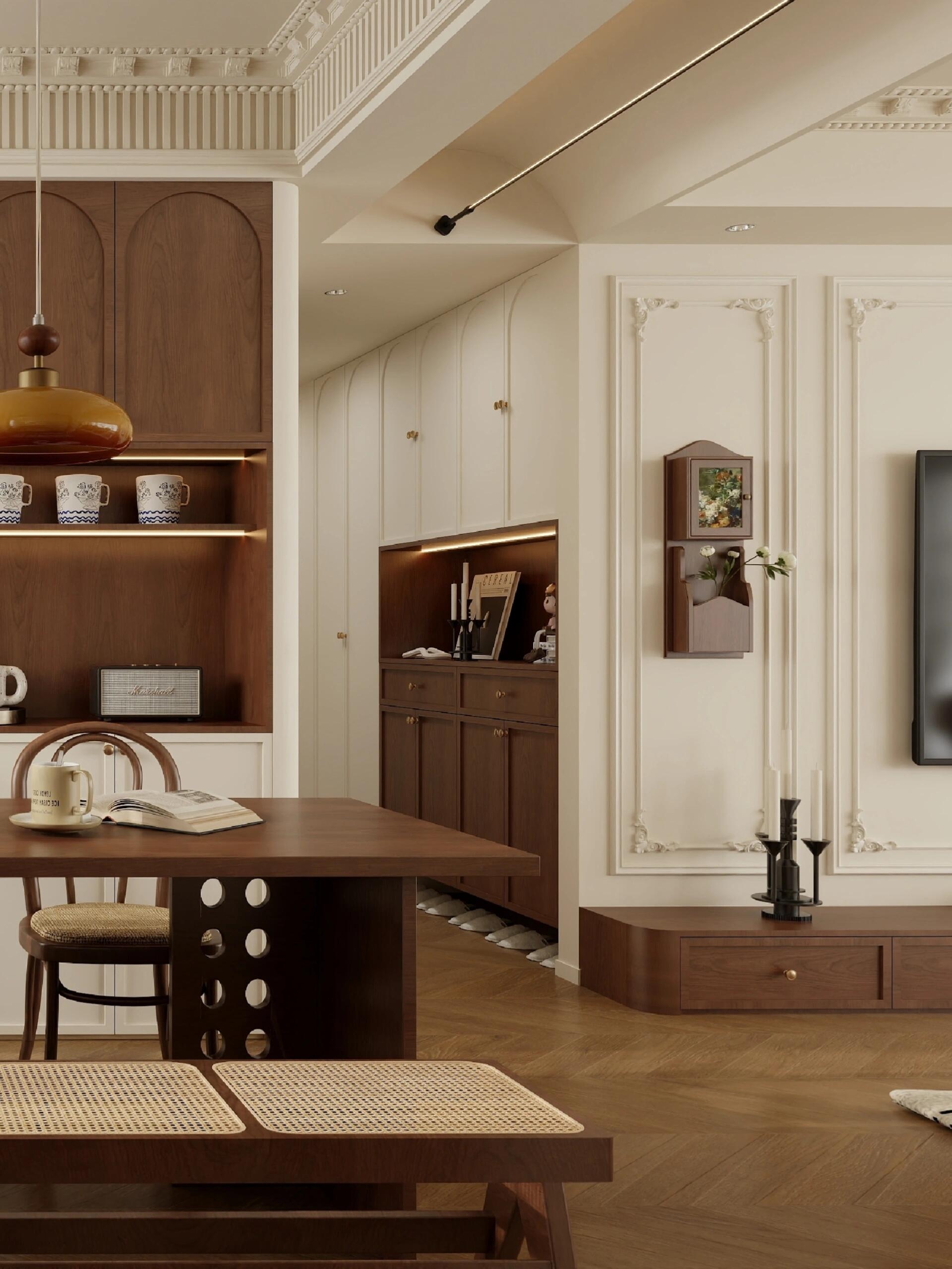 # Middle Ancient Style，# Decoration Design，# Design，# Design Scheme，# Linxia Decoration Design，# Interior Design，# High-end custom design，# Home Aesthetics，