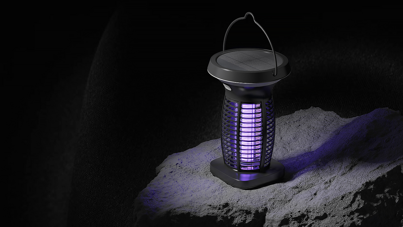 Solar mosquito lamp，Outdoor mosquito lamp，Design of mosquito lamp，Appearance design，Structural design，Product planning，product design，Pearl Sea Birthday Shell，
