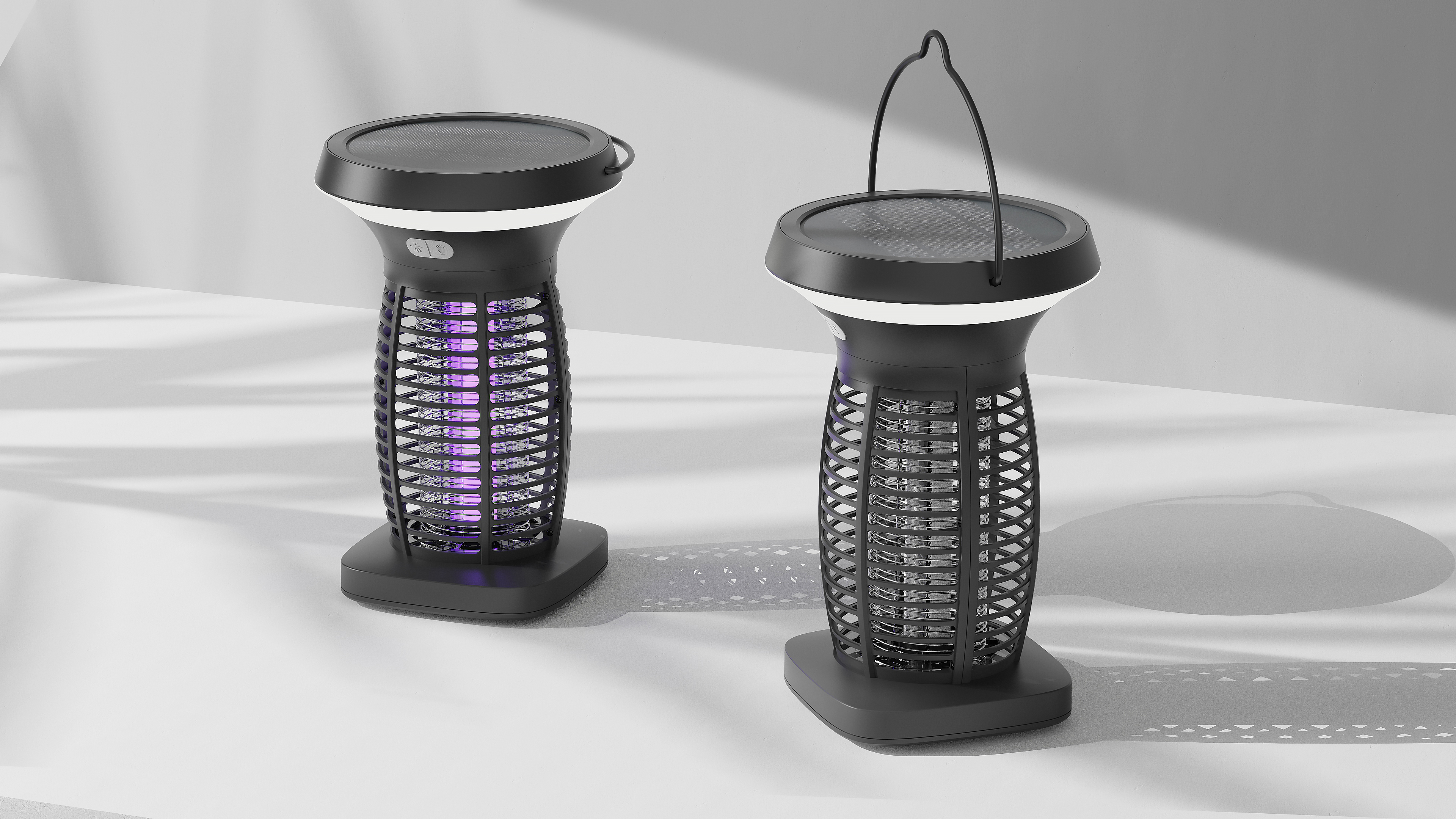 Solar mosquito lamp，Outdoor mosquito lamp，Design of mosquito lamp，Appearance design，Structural design，Product planning，product design，Pearl Sea Birthday Shell，