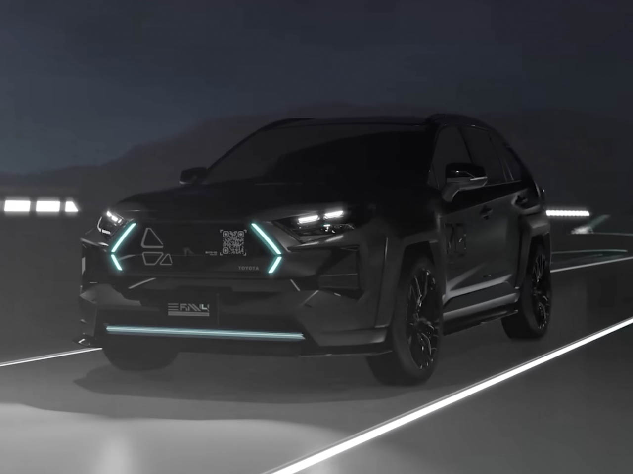 Toyota RAV4 Dark Side，conceptual design，automobile，vehicle，