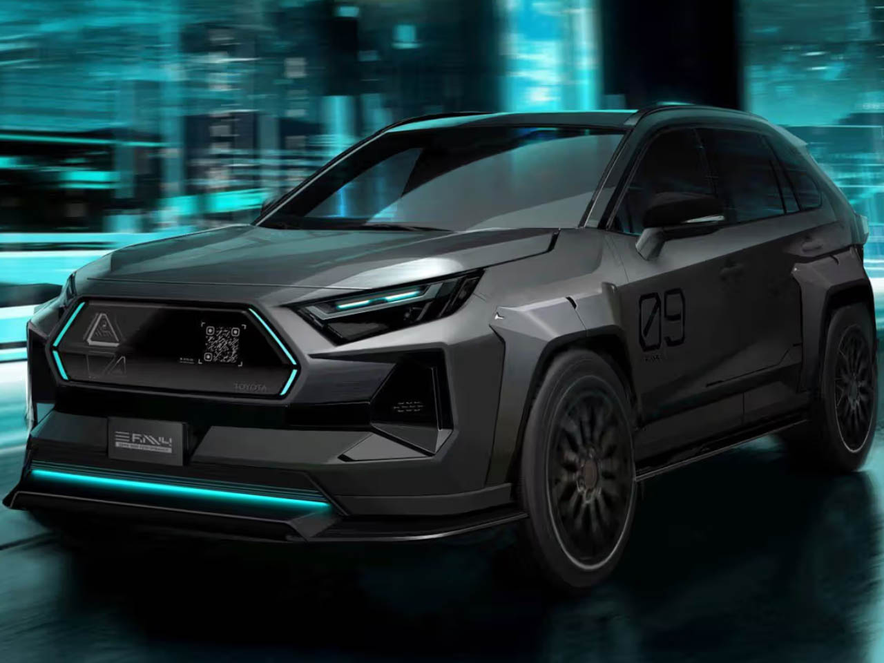 Toyota RAV4 Dark Side，conceptual design，automobile，vehicle，
