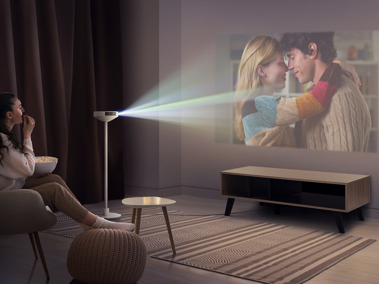LG PF600U，Projector，Digital，Electronic equipment，