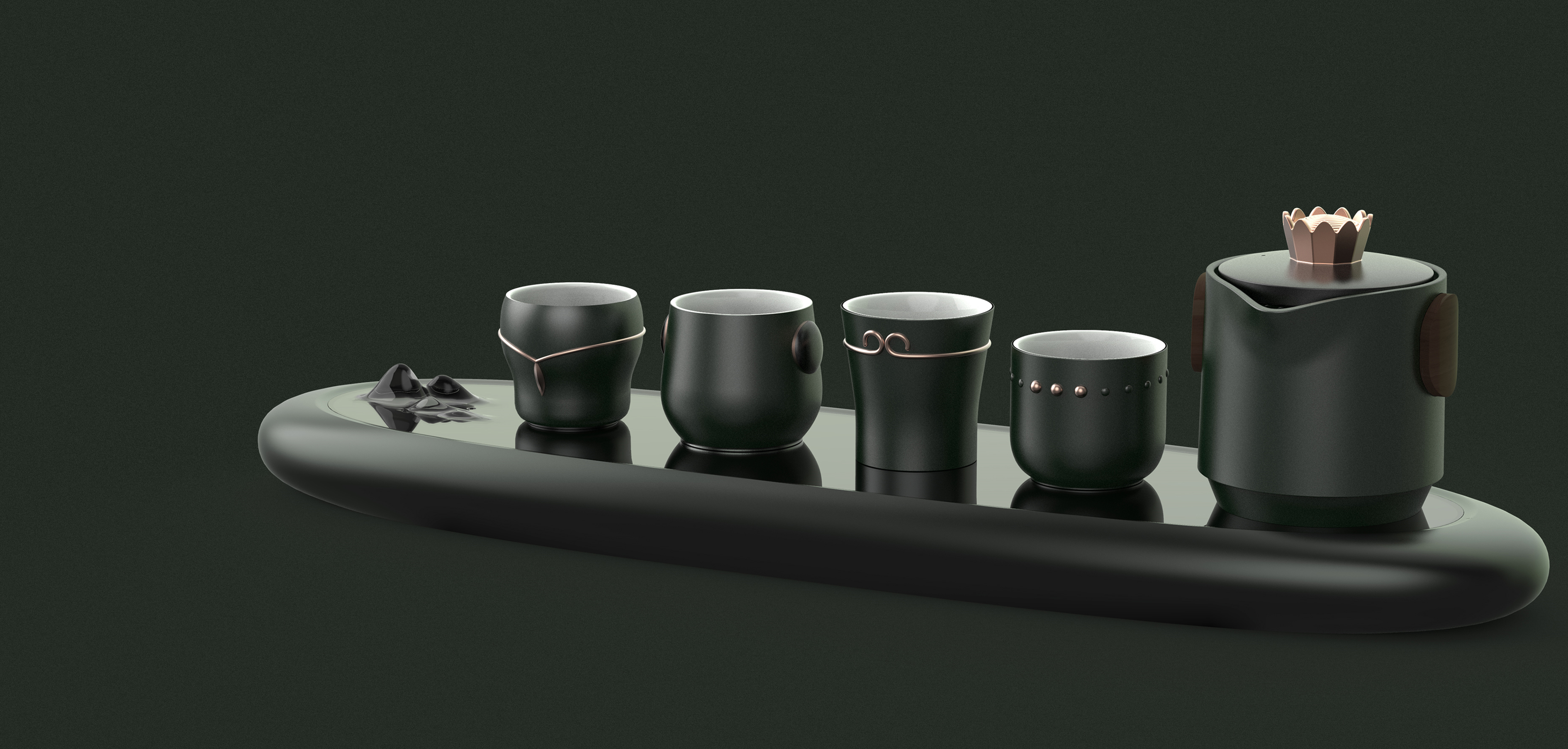 Cultural and creative products，tea set，Journey to the West，Portable tea set，