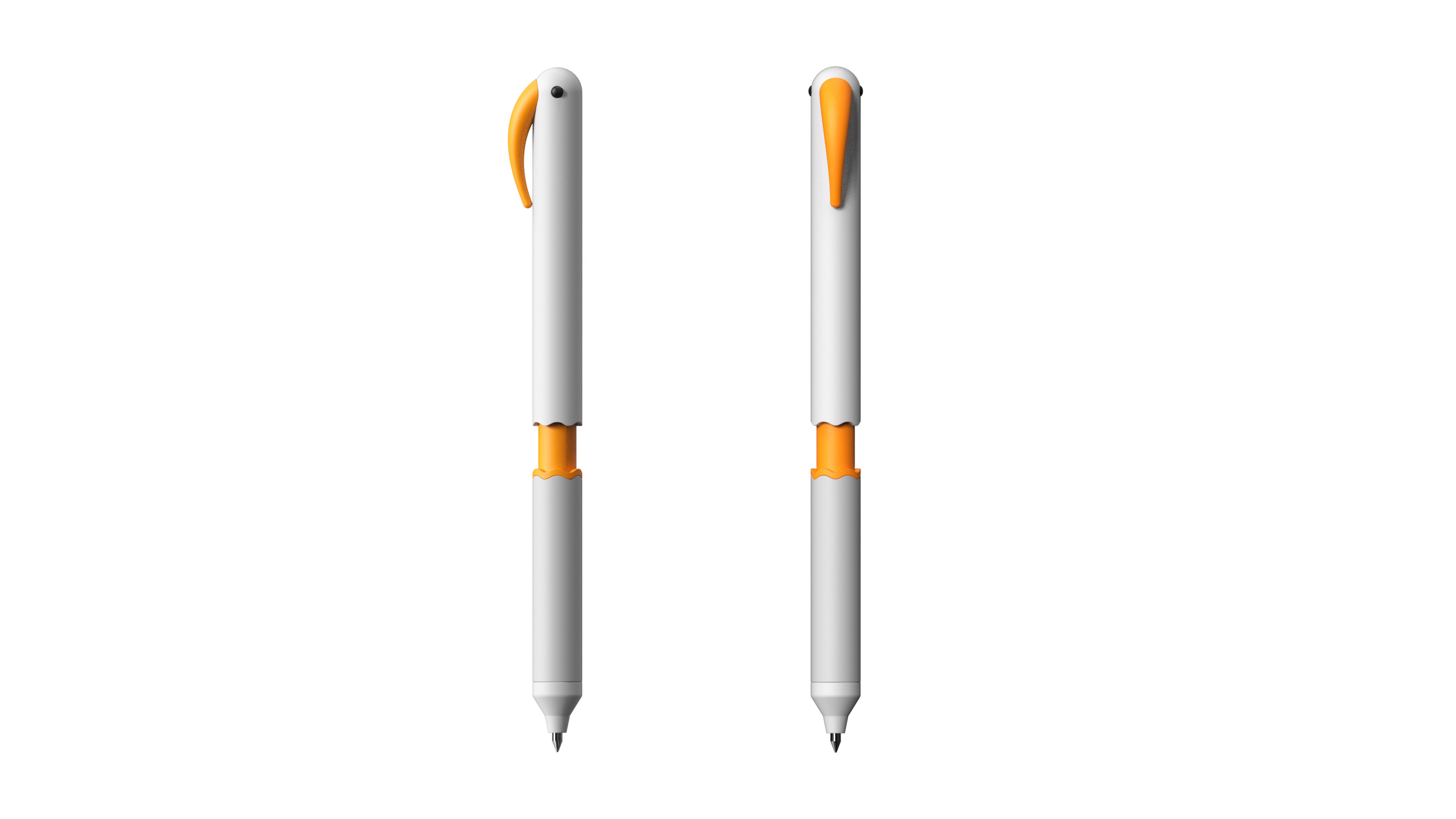 Roller ball pen，Office Supplies，Stationery，Appearance design，Neutral pen design，