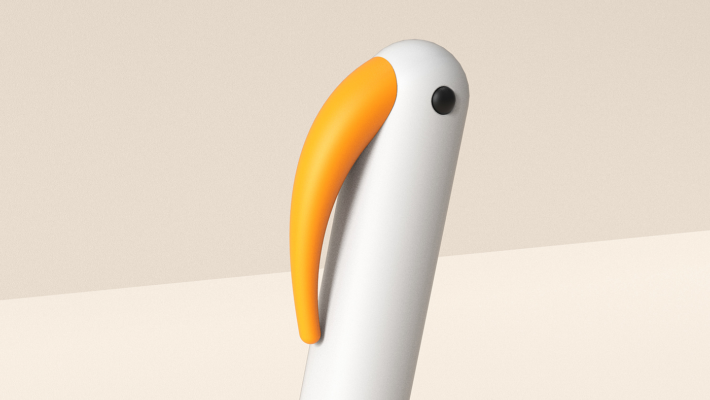 Roller ball pen，Office Supplies，Stationery，Appearance design，Neutral pen design，