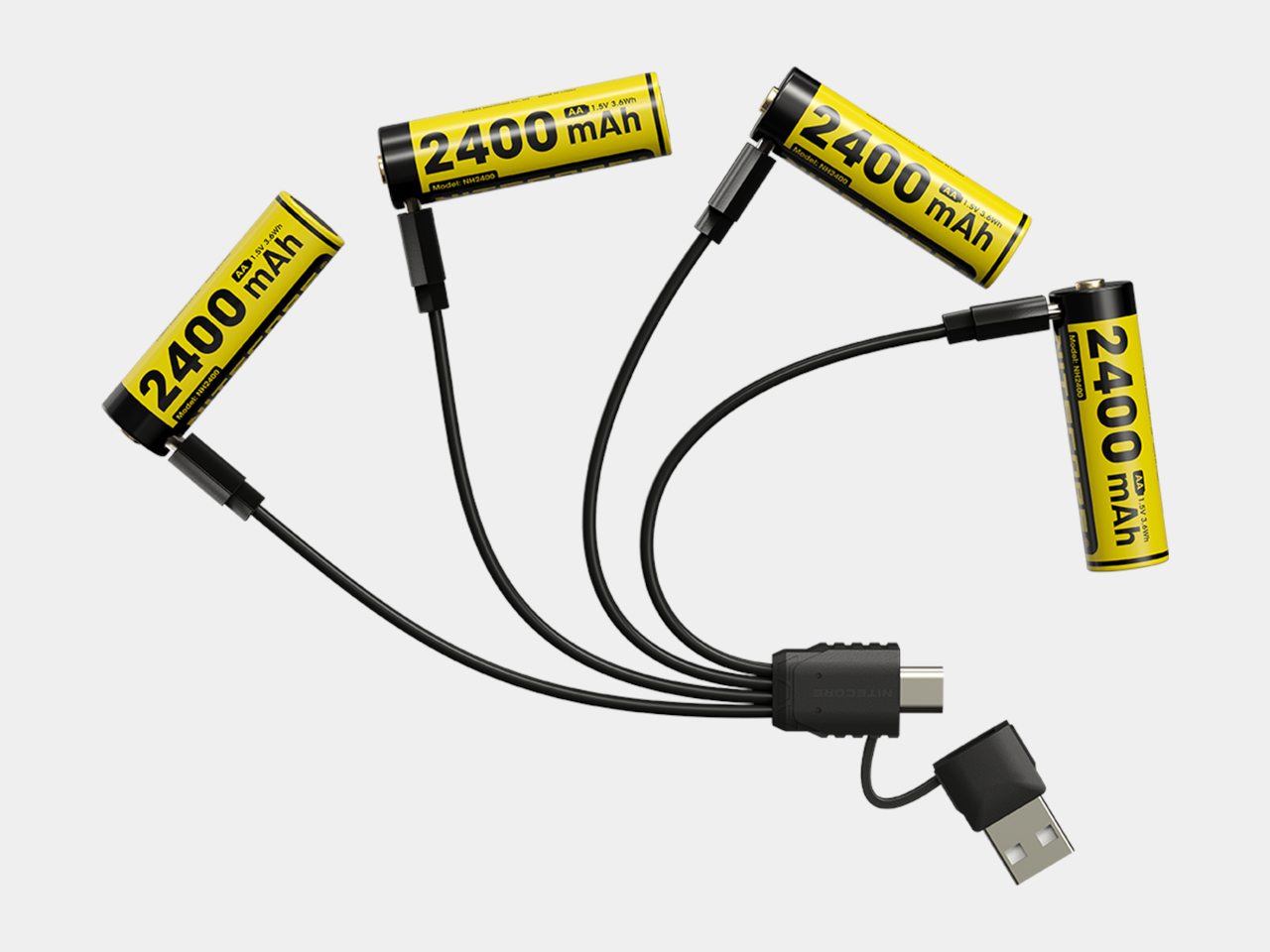 Nitecore NH2400，Battery，electronic product，rechargeable battery，