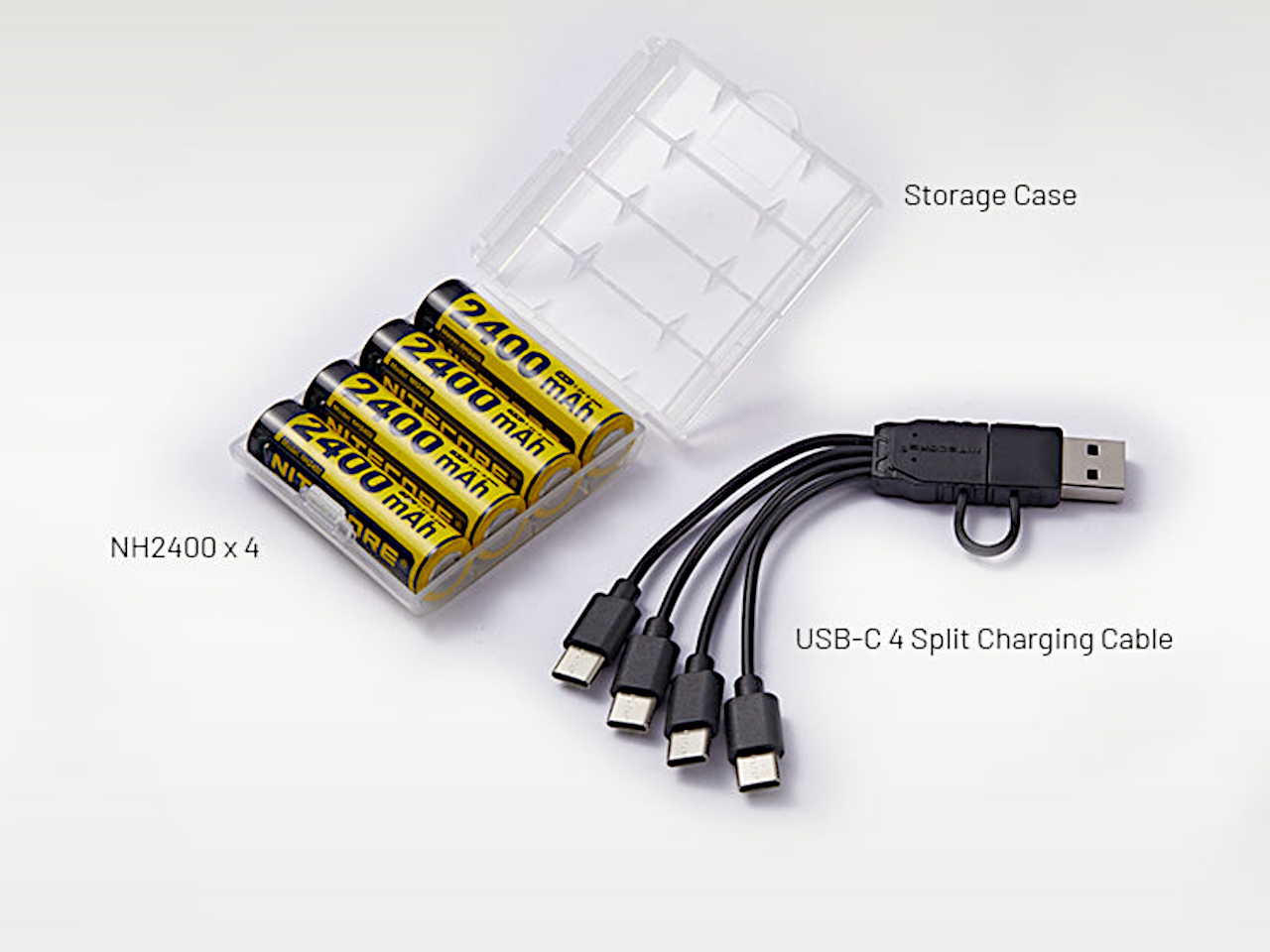 Nitecore NH2400，Battery，electronic product，rechargeable battery，