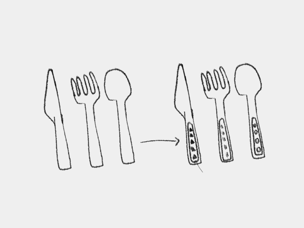 TACTIL，tableware，conceptual design，Kitchen tools，