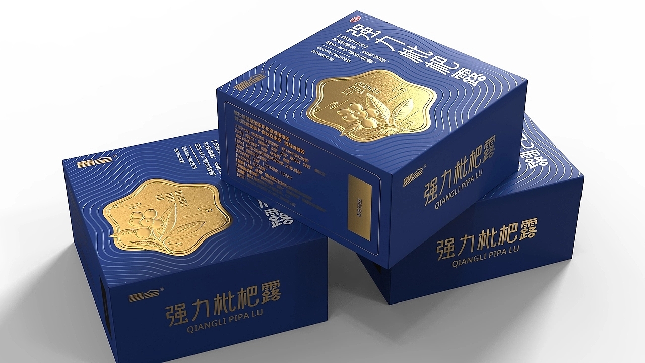 Pharmaceutical Packaging Group，strong loquat dew packaging，Packaging Design of Chinese Medicine，