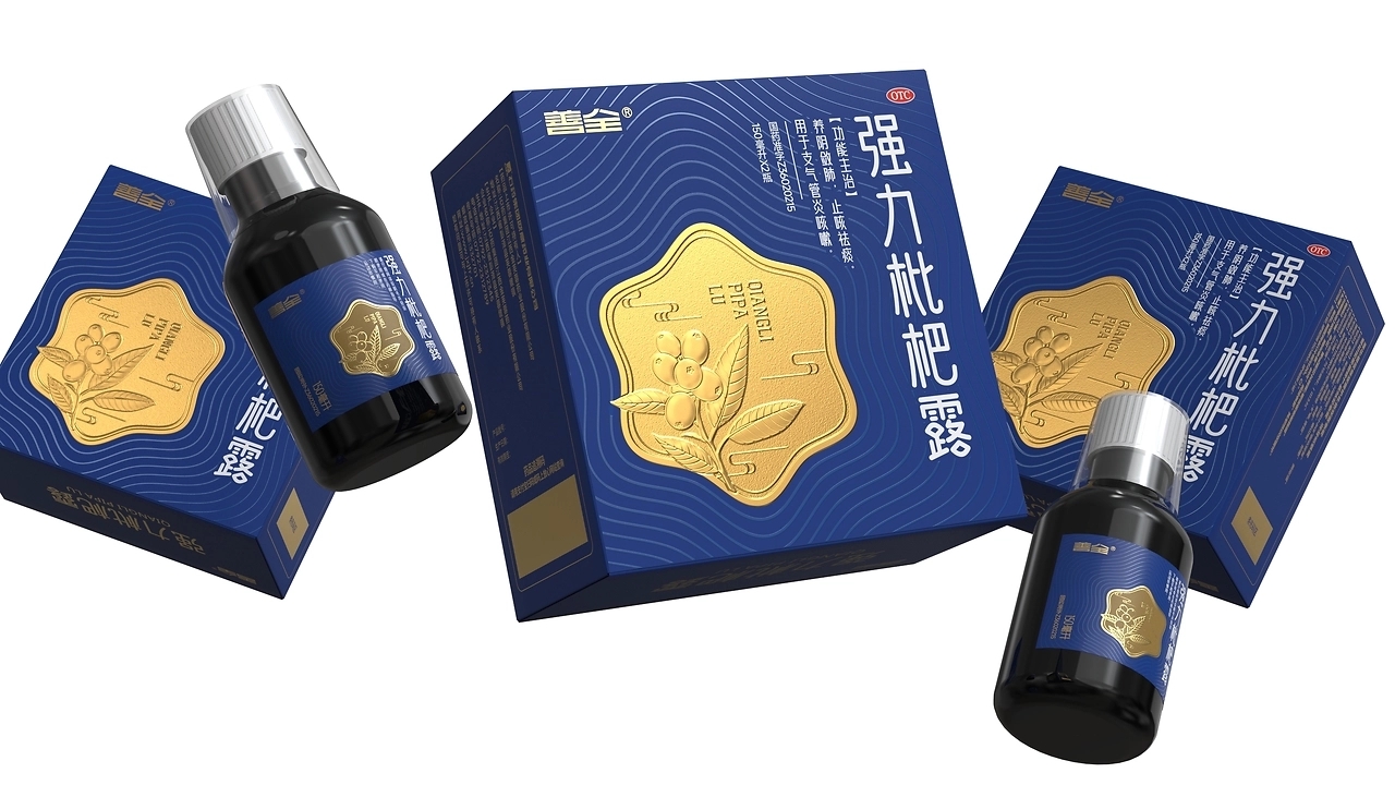 Pharmaceutical Packaging Group，strong loquat dew packaging，Packaging Design of Chinese Medicine，