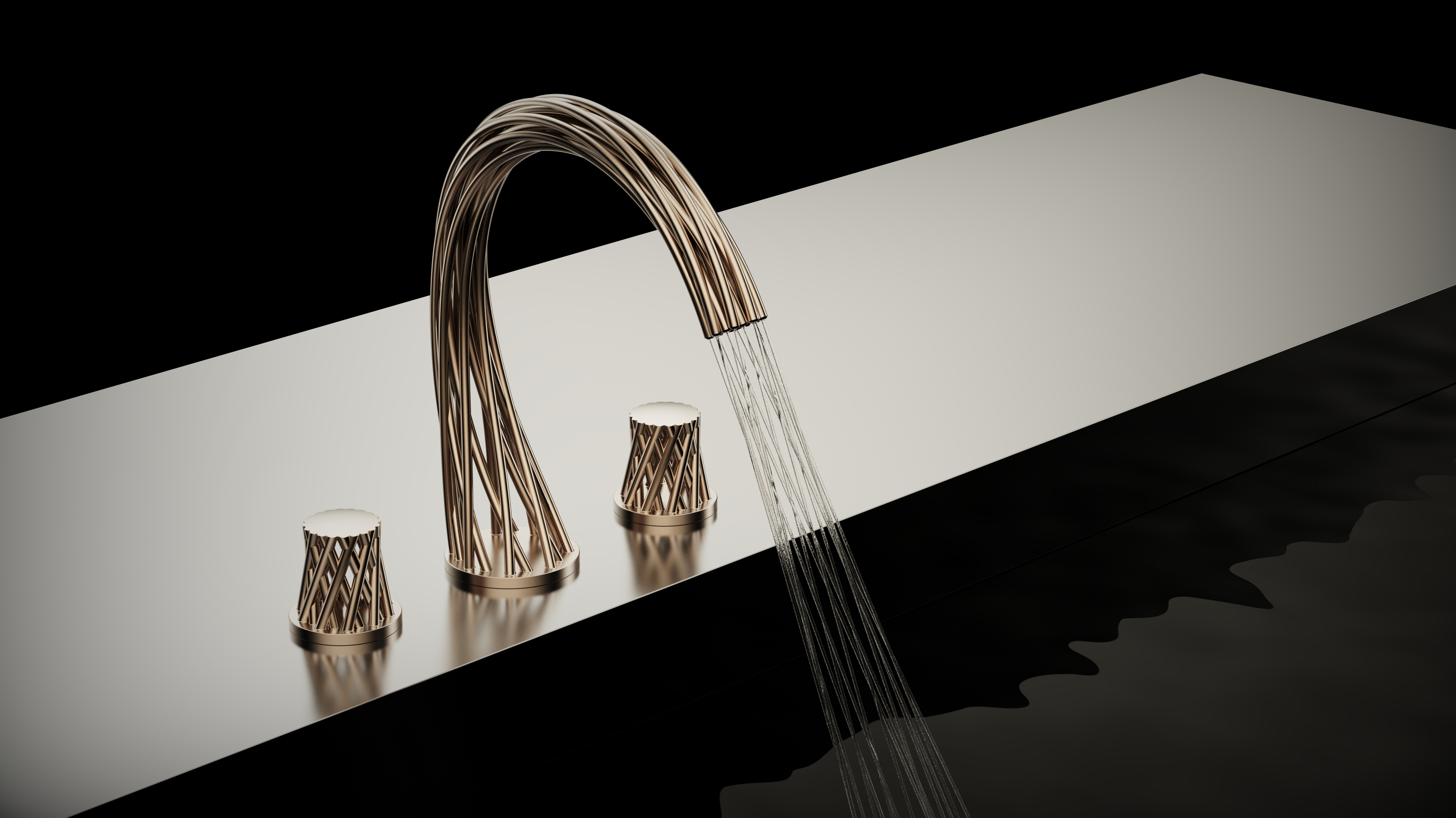 industrial design，3D printing，Basin mixer ，