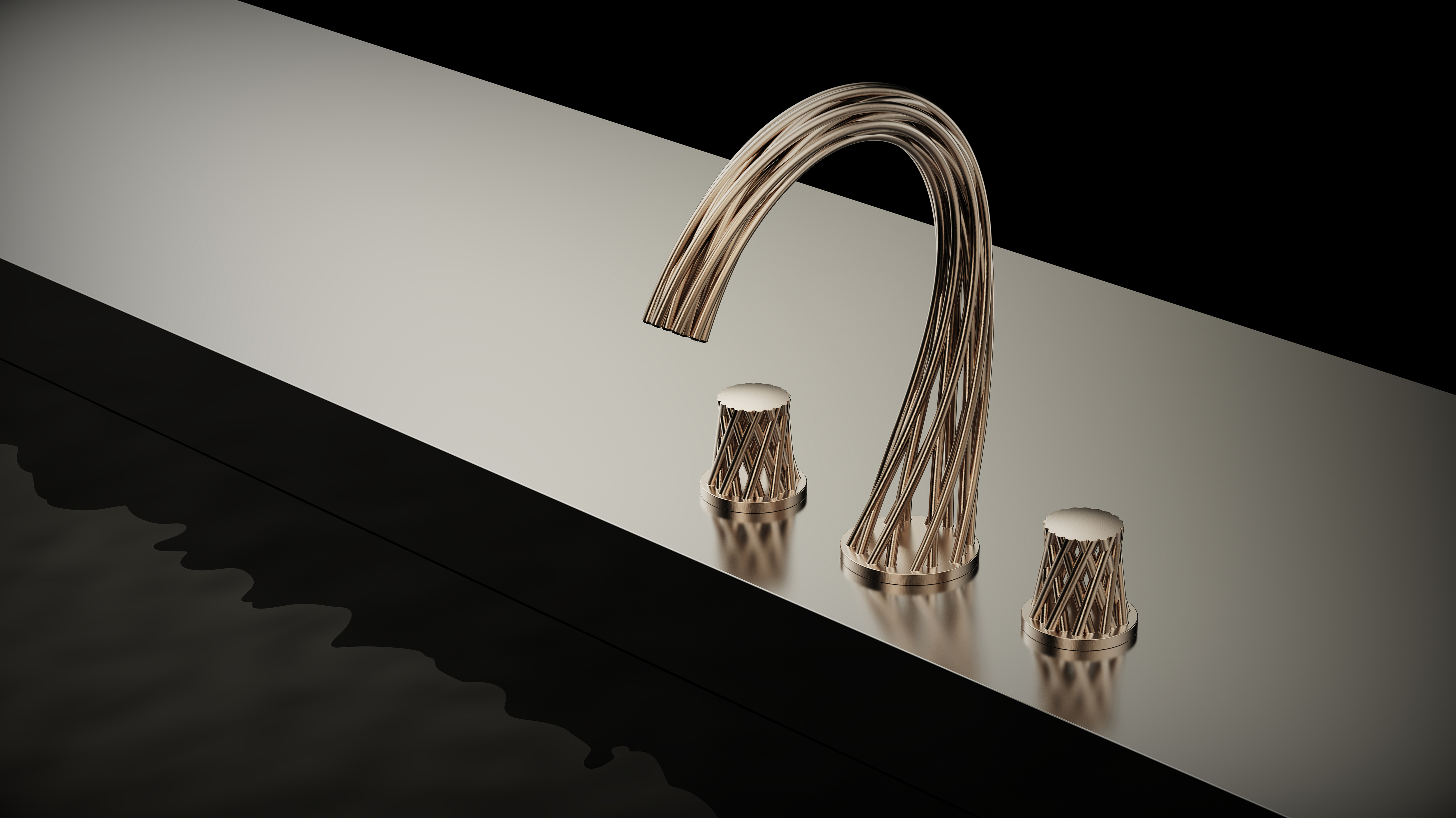 industrial design，3D printing，Basin mixer ，