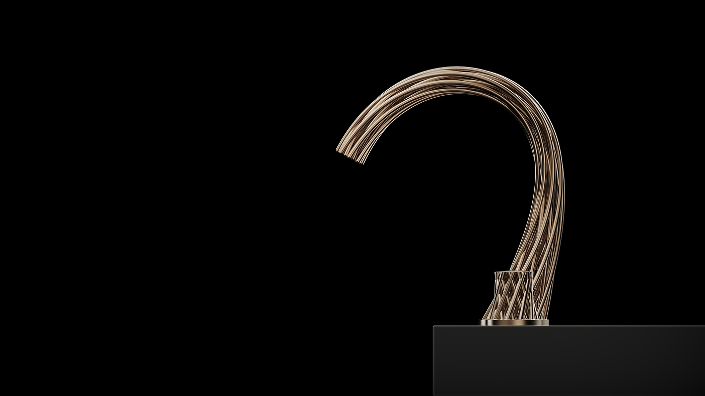 industrial design，3D printing，Basin mixer ，