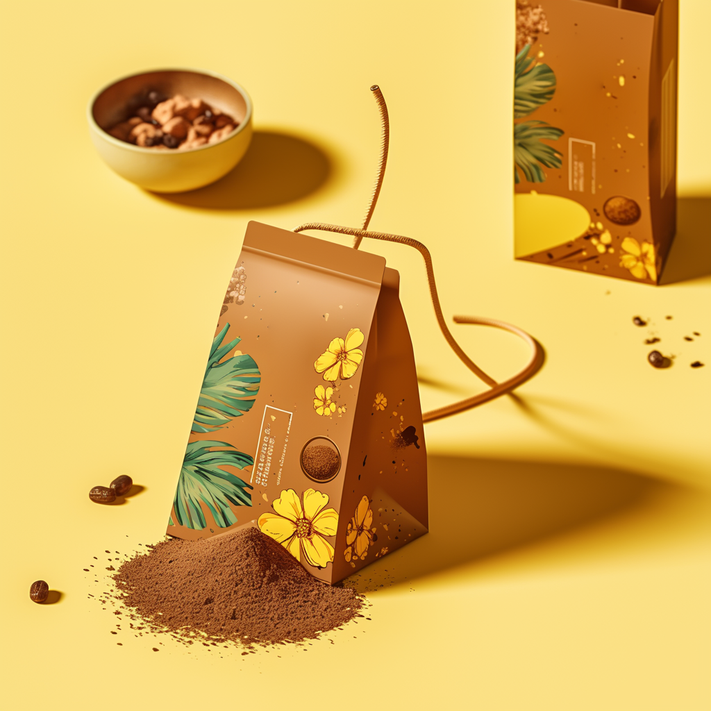 Tea Packaging Design Simple Design Food Scented Tea Packaging Design，
