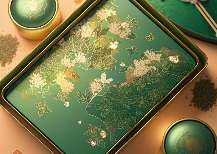 Tea Packaging Design Simple Design Food Scented Tea Packaging Design，