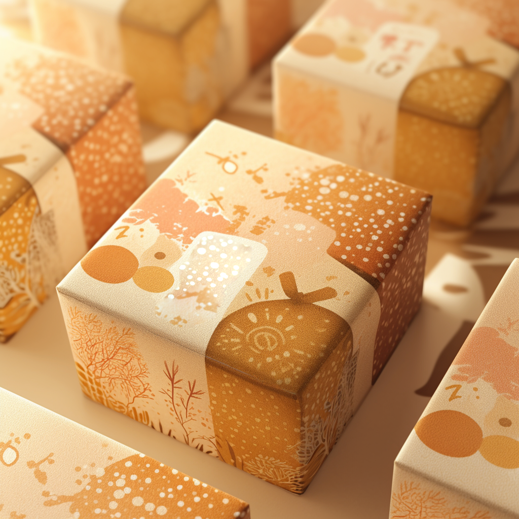 Tea Packaging Design Simple Design Food Scented Tea Packaging Design，