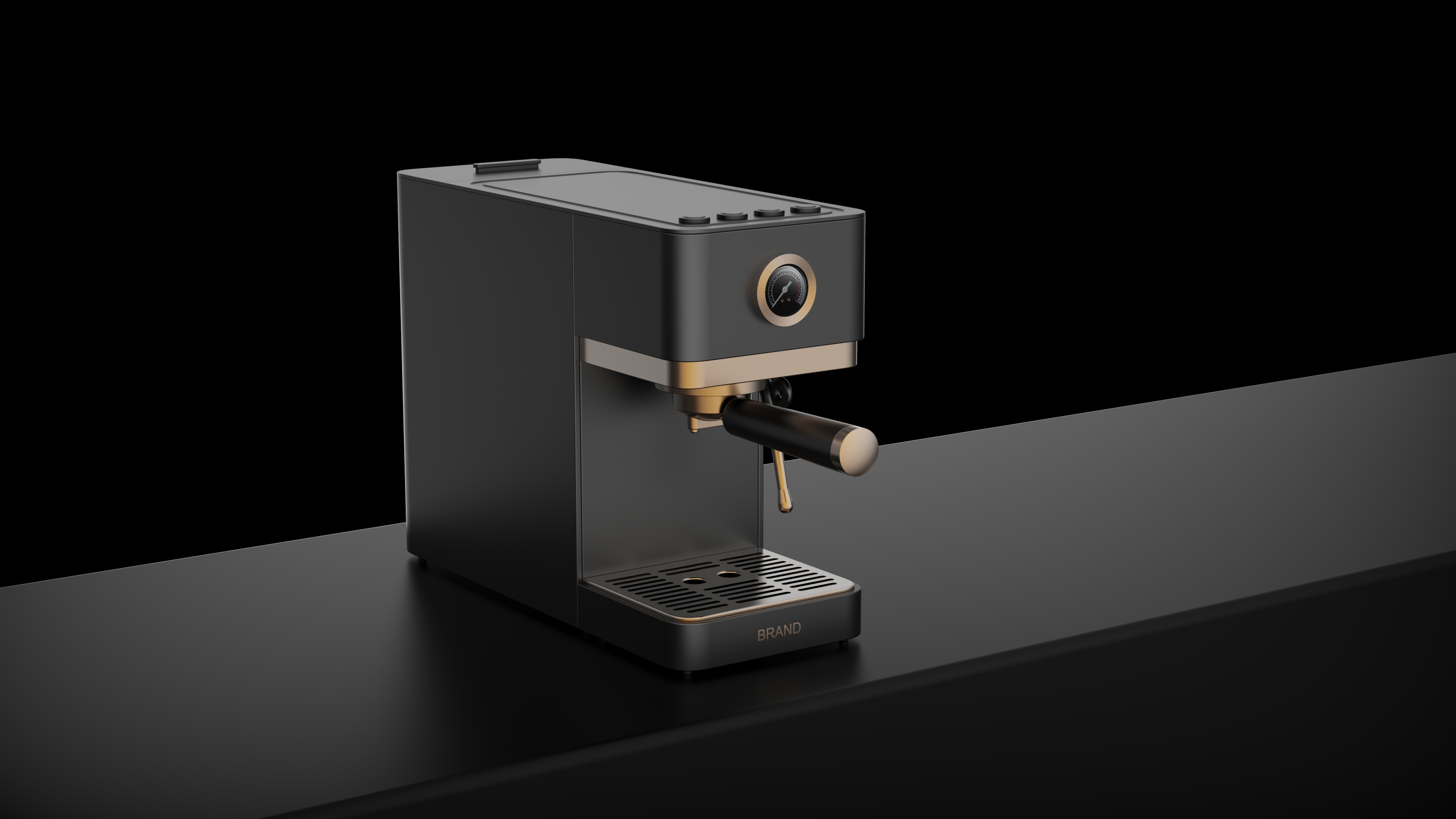 industrial design，Coffee machine，Modern simplicity，Light luxury，