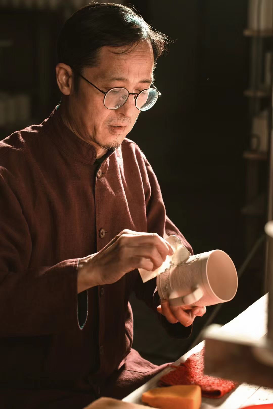 Ceramic Tea Cup Tea Set Master Cup Gift Customization，