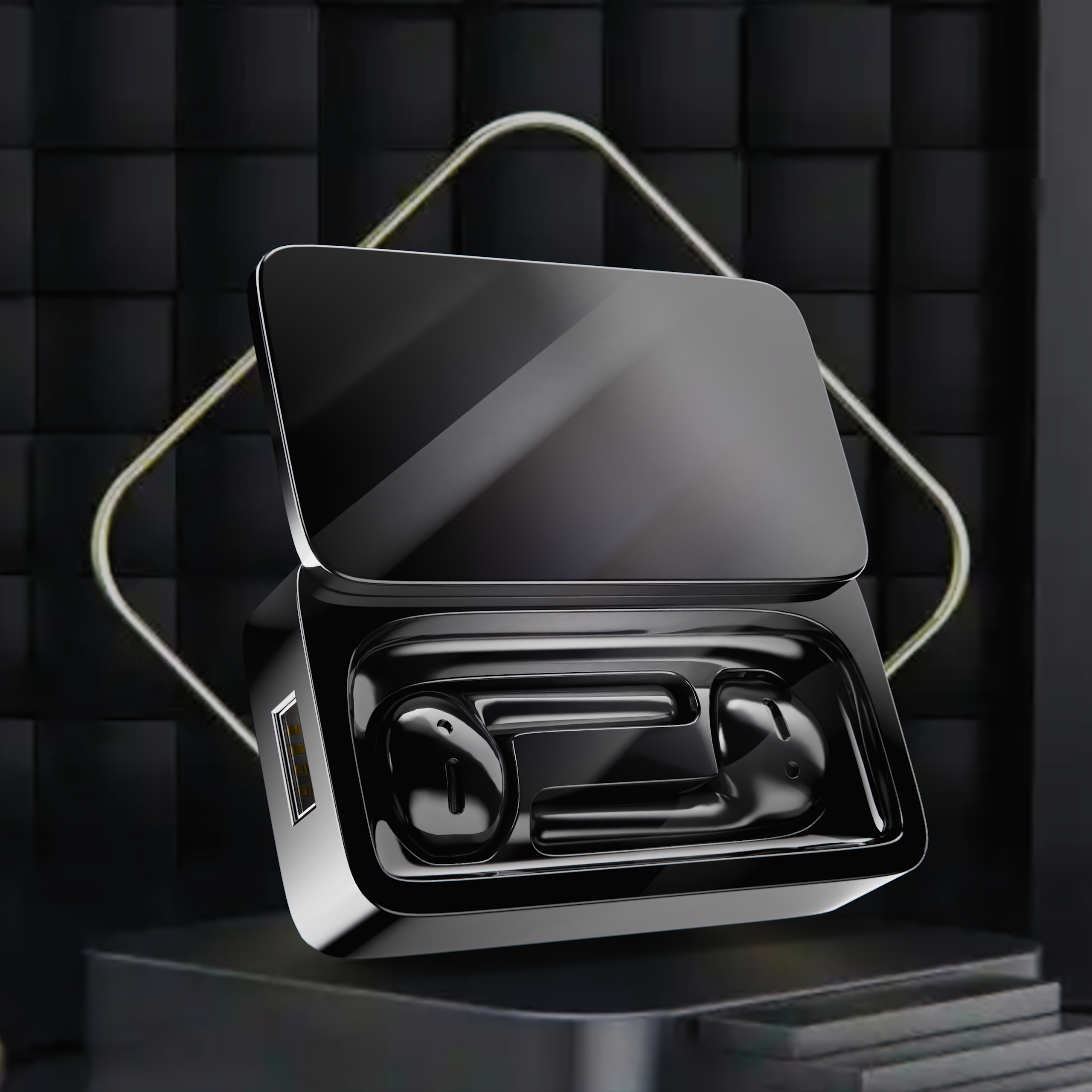 Headset Electronics Packaging Design Household Products Packaging，