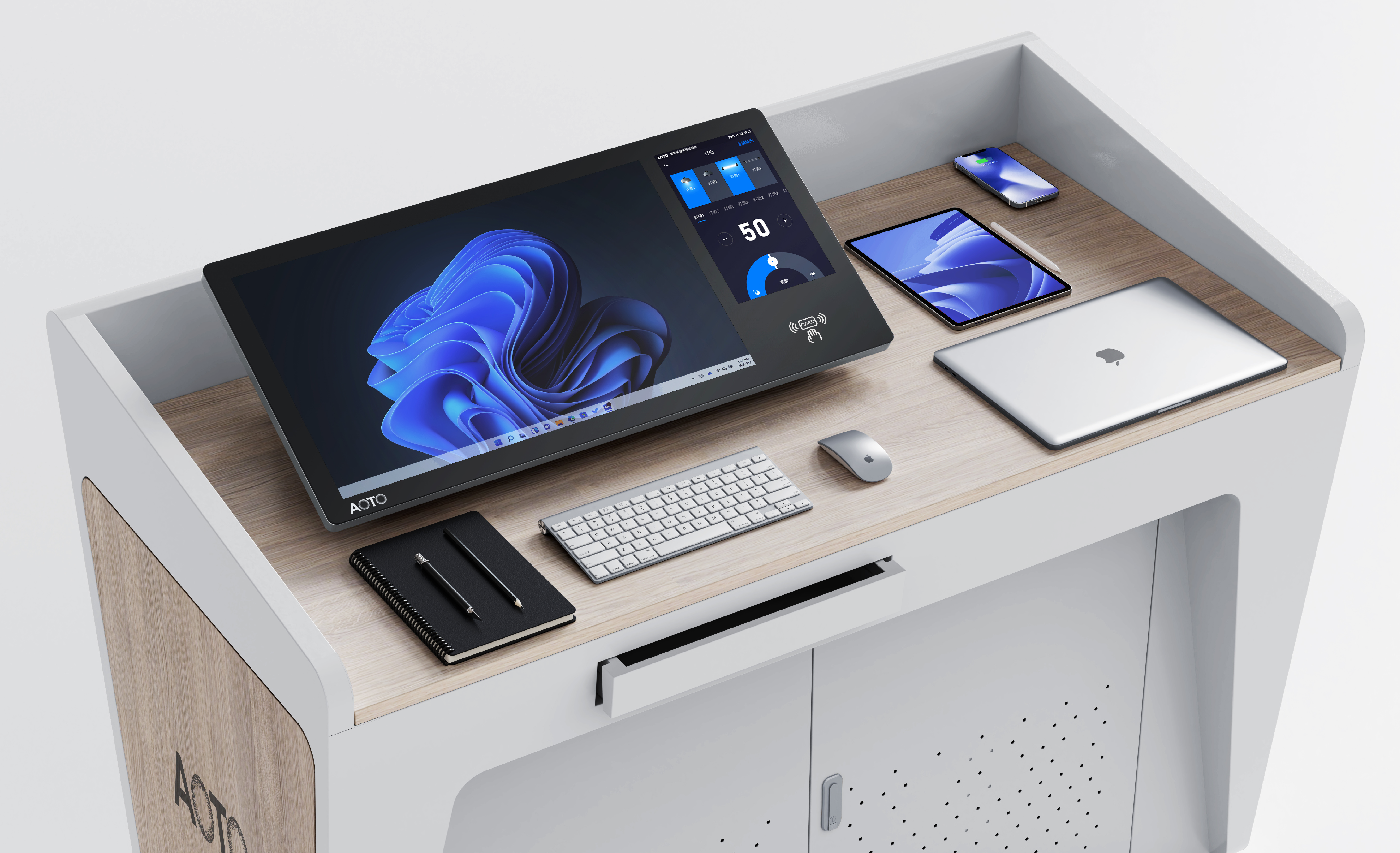 industrial design，Appearance design，product design，Design，product，Intelligent podium，podium design，School supplies，