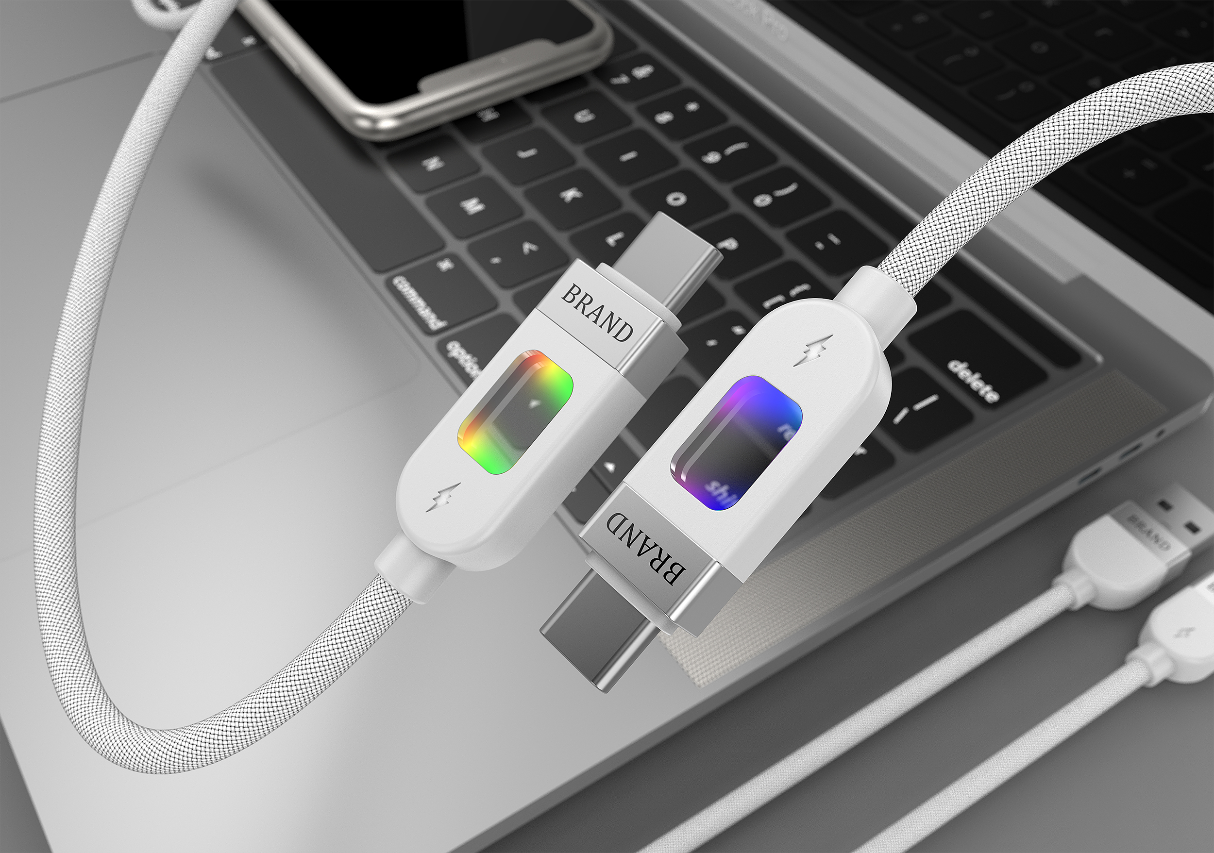 industrial design，product design，Mobile phone accessories 3C，data line，Charging line，Fast charging data line，