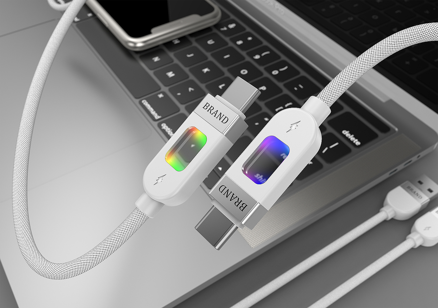 industrial design，product design，Mobile phone accessories 3C，data line，Charging line，Fast charging data line，