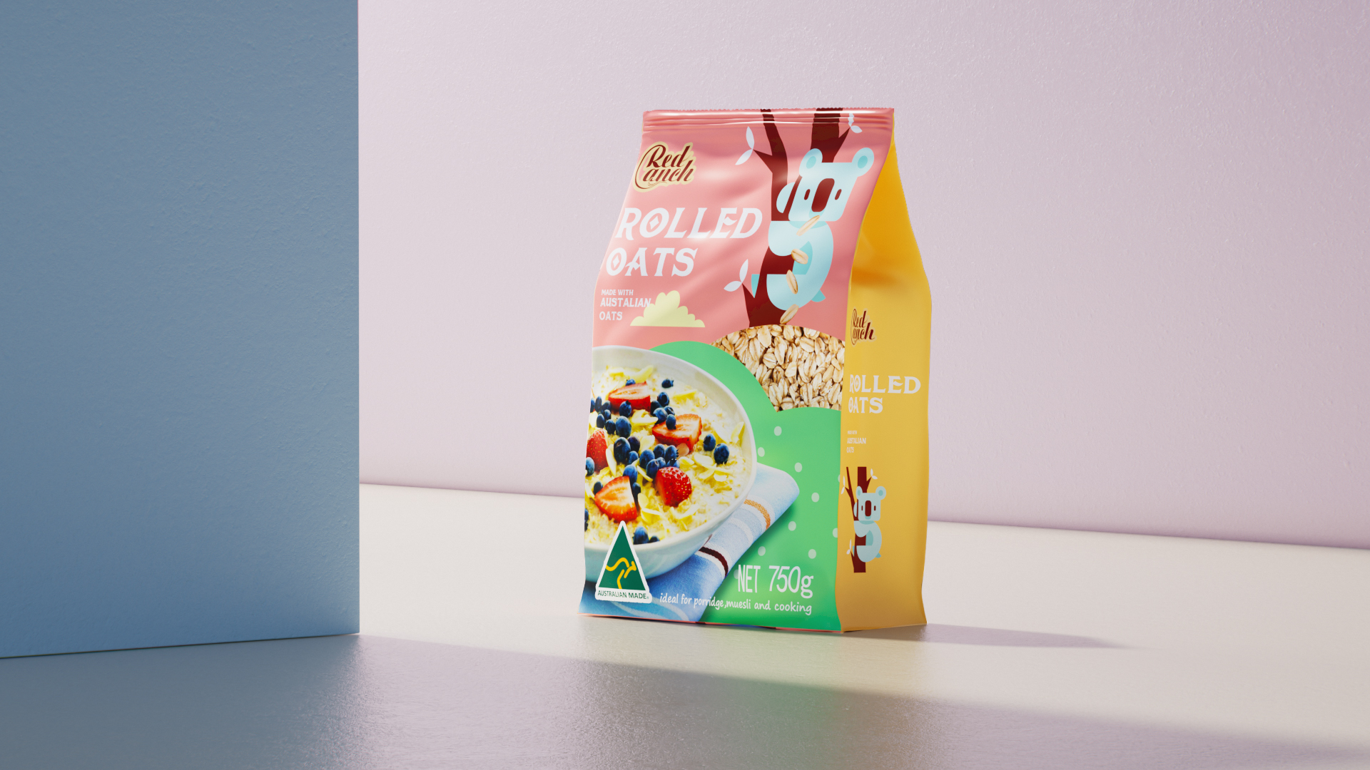 packing design，Oatmeal，Brand design，Font design，Geometry，Food packaging，Illustration，