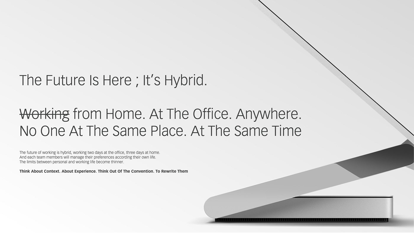 multi-function，Telecommuting，modularization，Enclosed storage，surface，