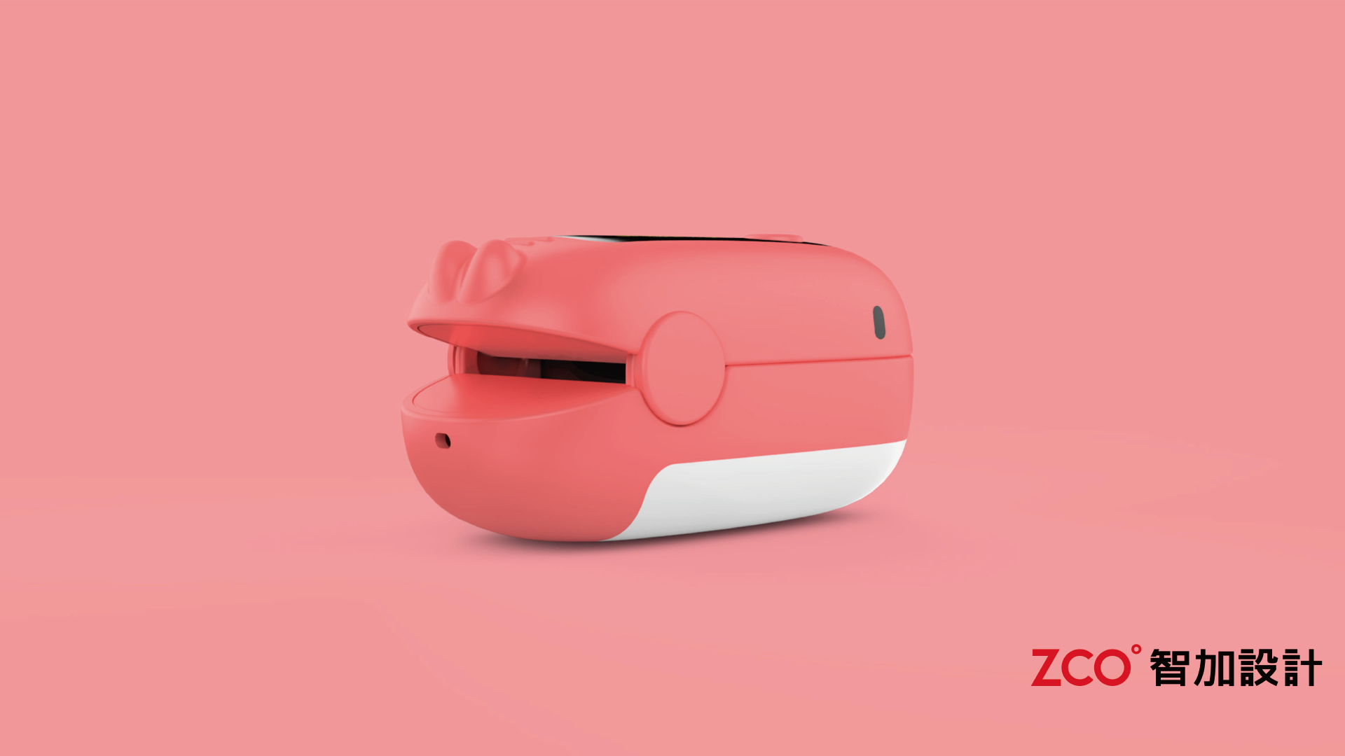 Oximeter，Lovely appearance，Child friendly，rounded curve，Easy to operate，