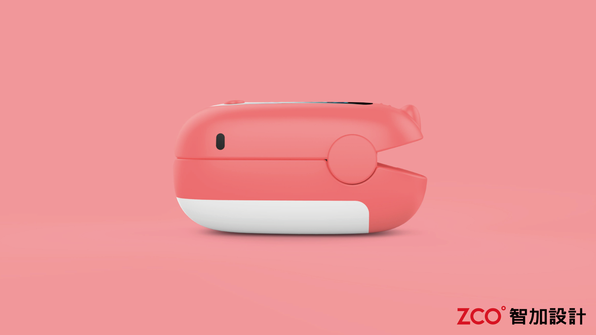 Oximeter，Lovely appearance，Child friendly，rounded curve，Easy to operate，